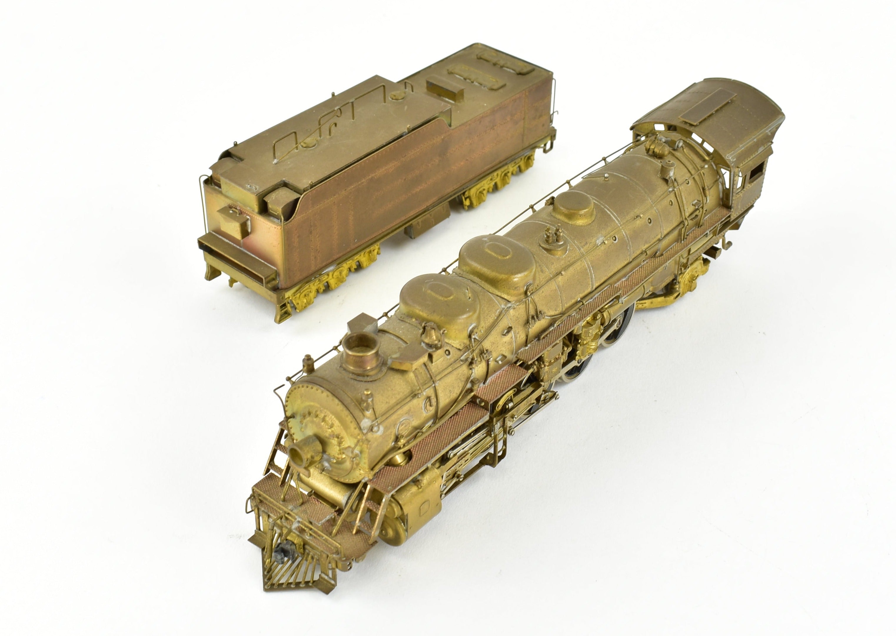 High - Quality HO Brass PFM United ATSF Santa Fe 2 - 10 - 2 Model