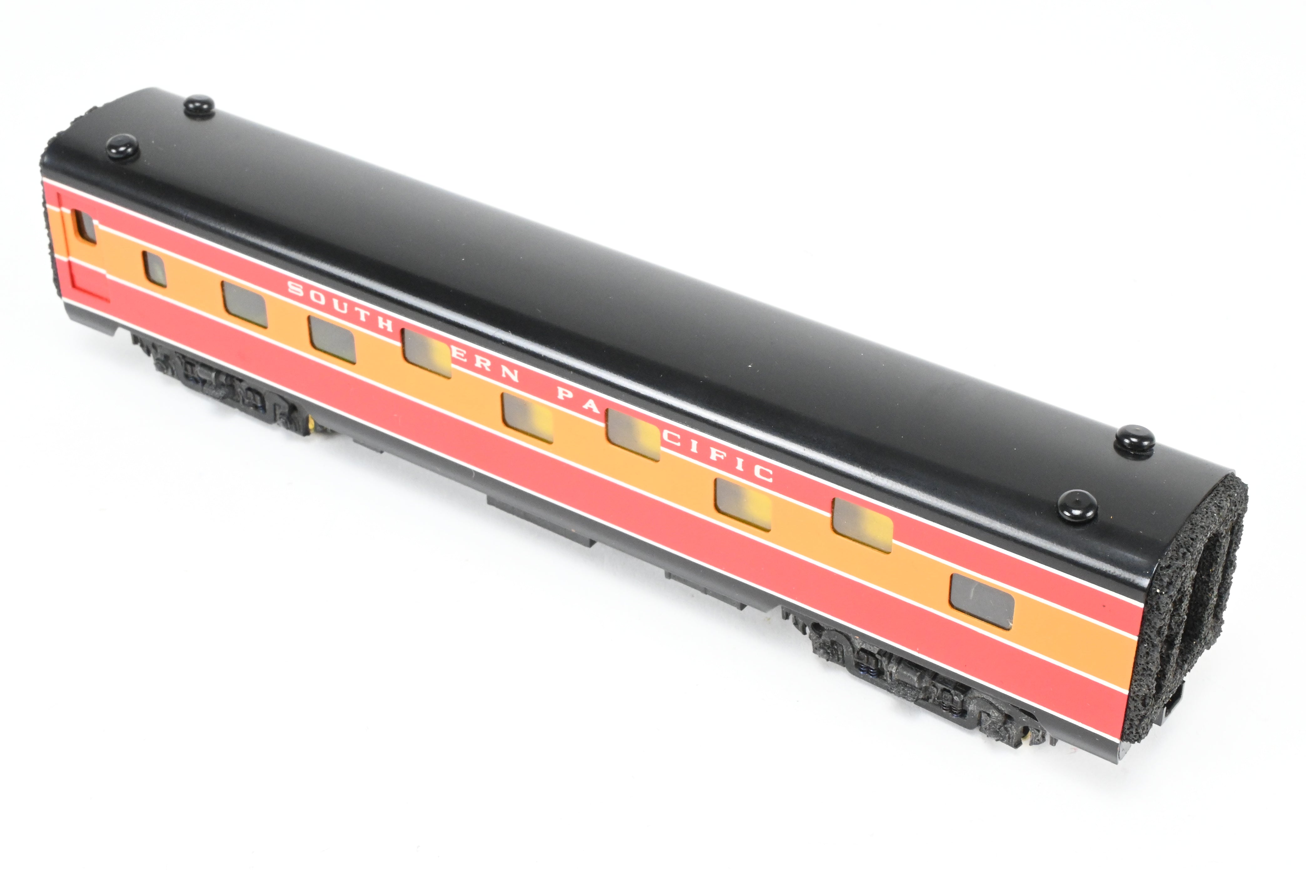 HO Scale Brass Passenger Car Model - Tenshodo SP Southern Pacific Sleeper Flush Side Factory - Painted Daylight Design