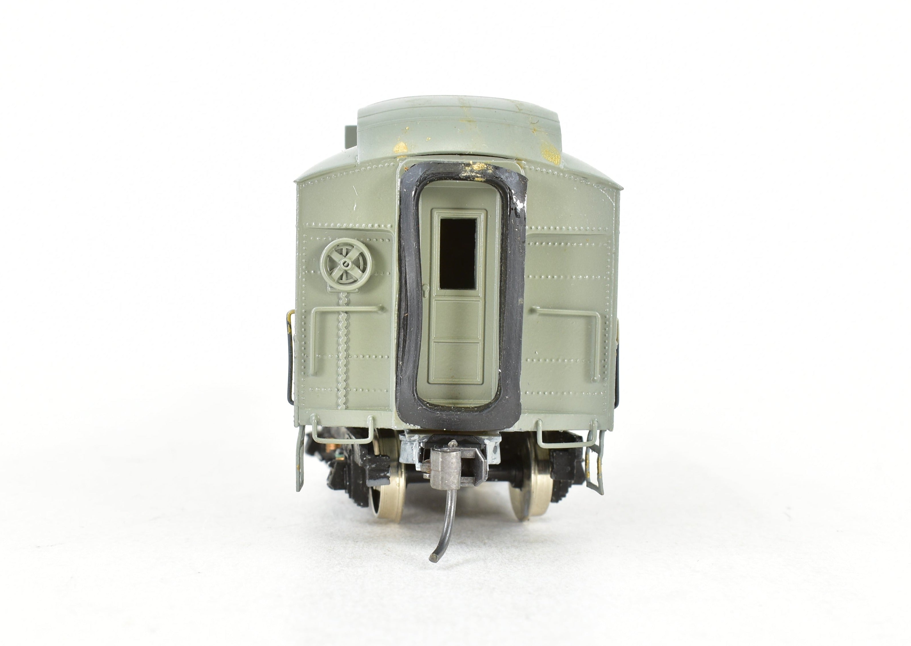 HO Scale Brass Lambert B&O (Baltimore & Ohio) Heavyweight 60-Foot Baggage Car with Custom Painting and Central Valley Trucks
