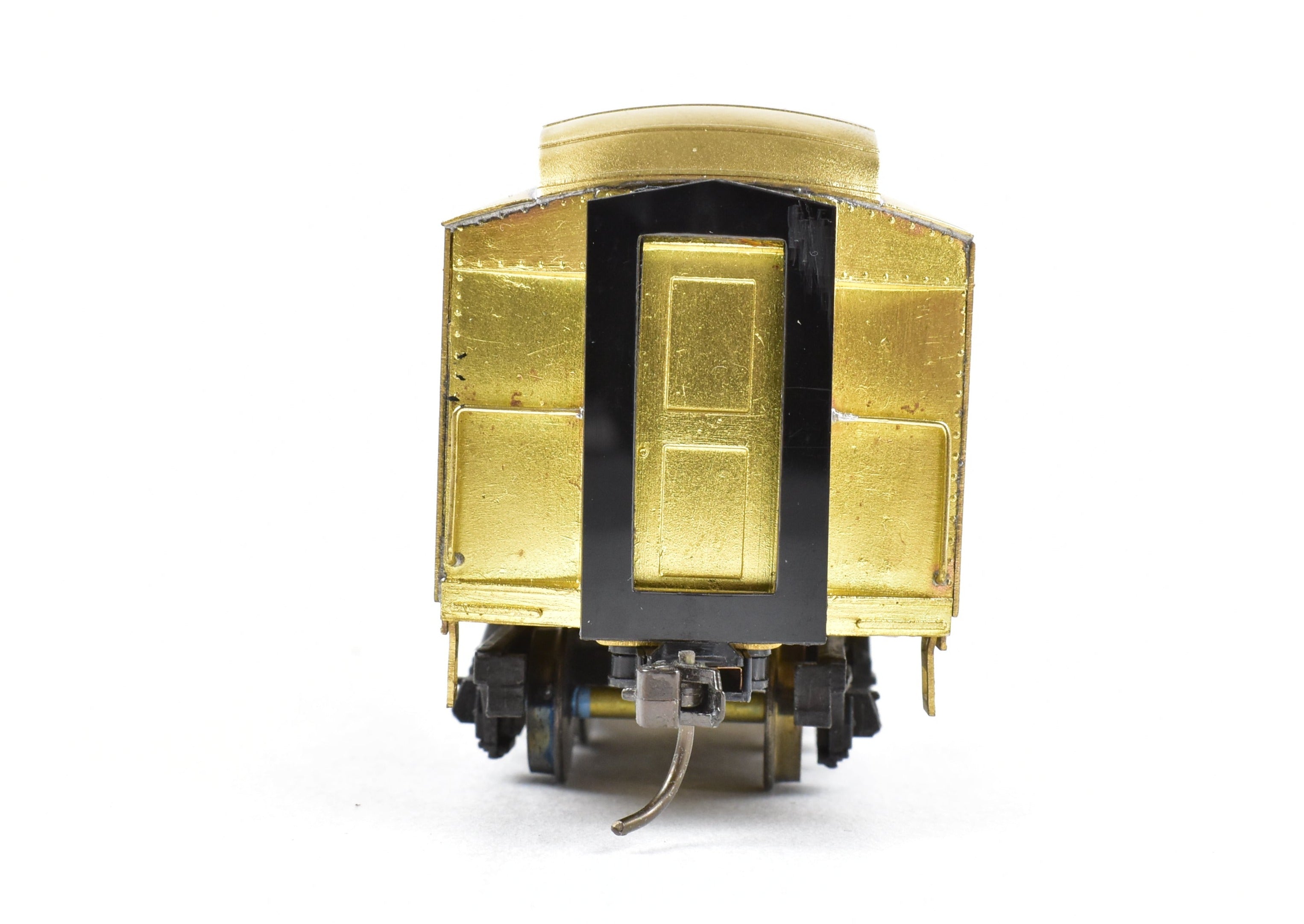 HO Scale Brass Lambert Model Train - Various Roads ATSF - Santa Fe Heavyweight Baggage Car with Central Valley Trucks