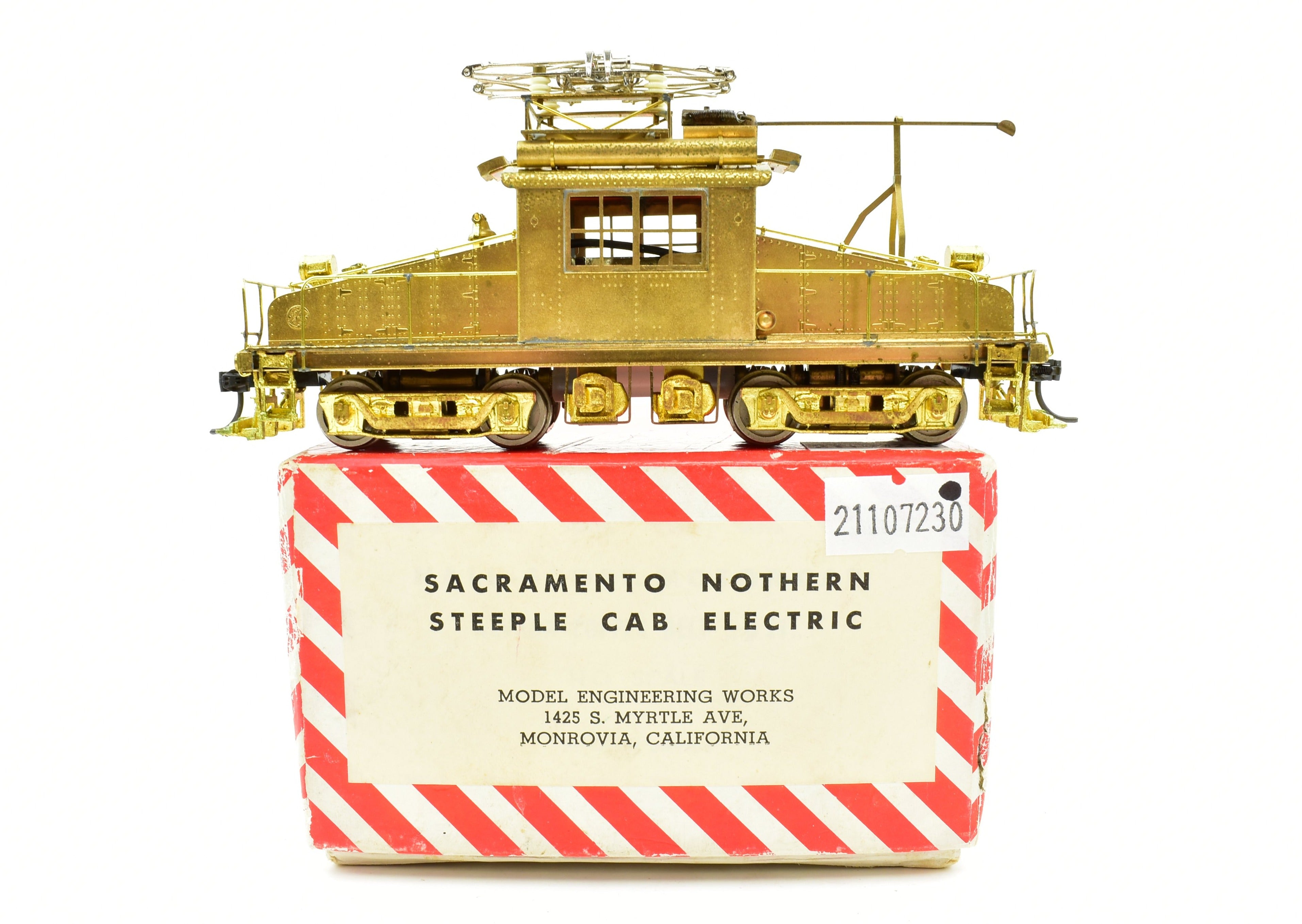 HO Scale Brass Sacramento Northern ALCO Steeple Cab Electric Model by MEW