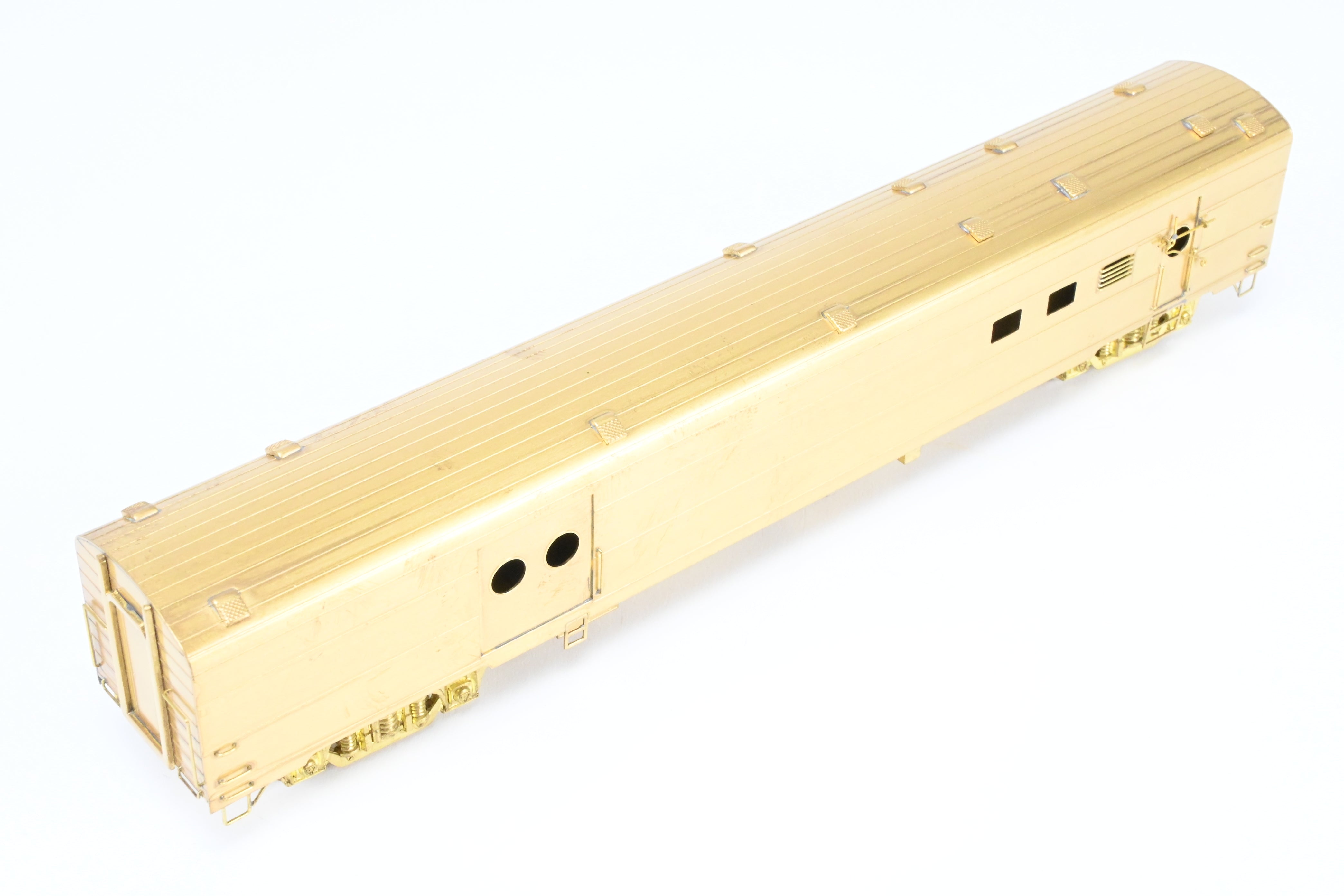 HO Scale Brass Model of Milwaukee Road #1208 Baggage - RPO Train Car from Soho Brand