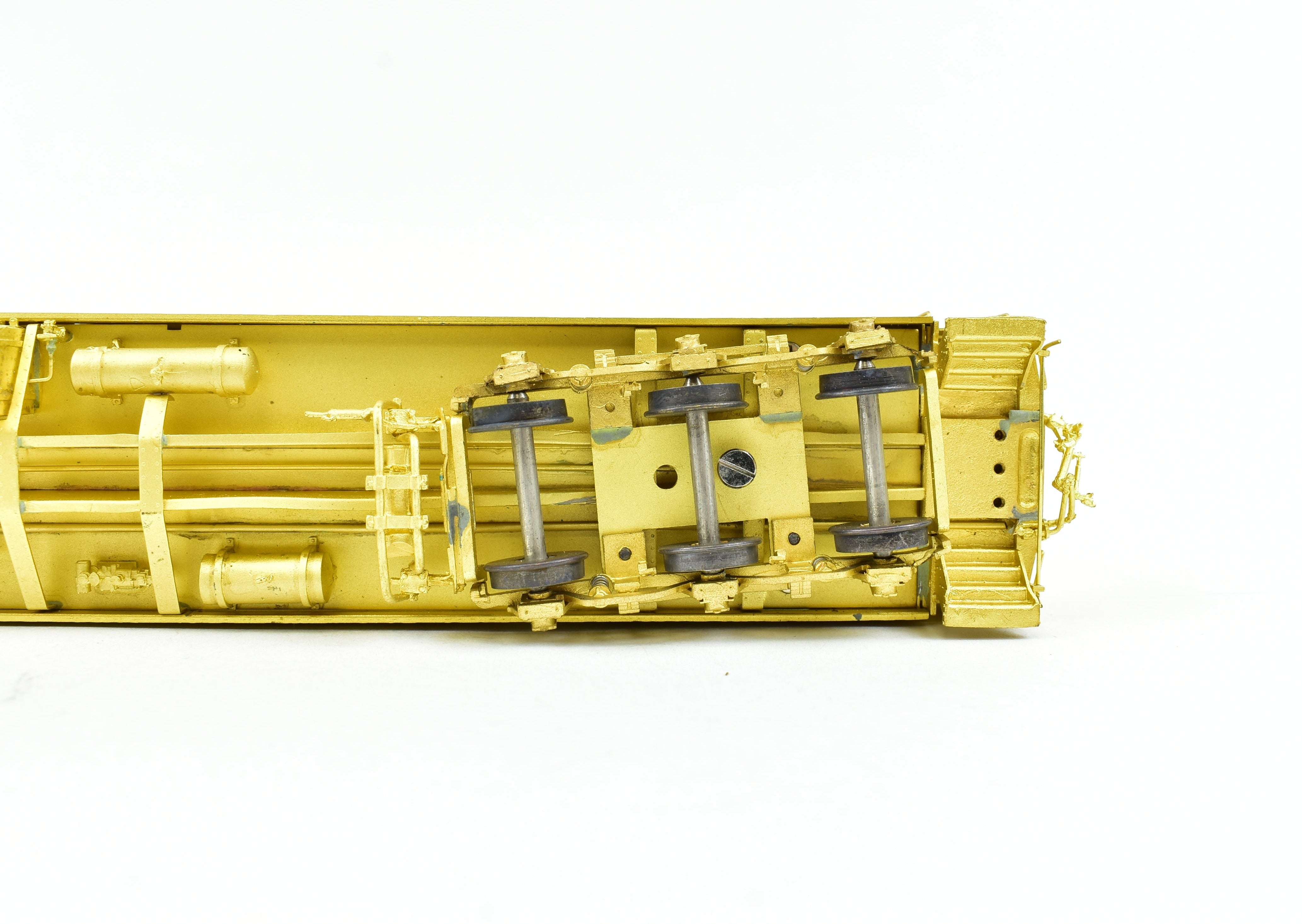 HO Scale Brass Model of ATSF - Santa Fe Heavyweight Chair Car With A/C in the 3050 - 3069 Series by Pecos River Brass