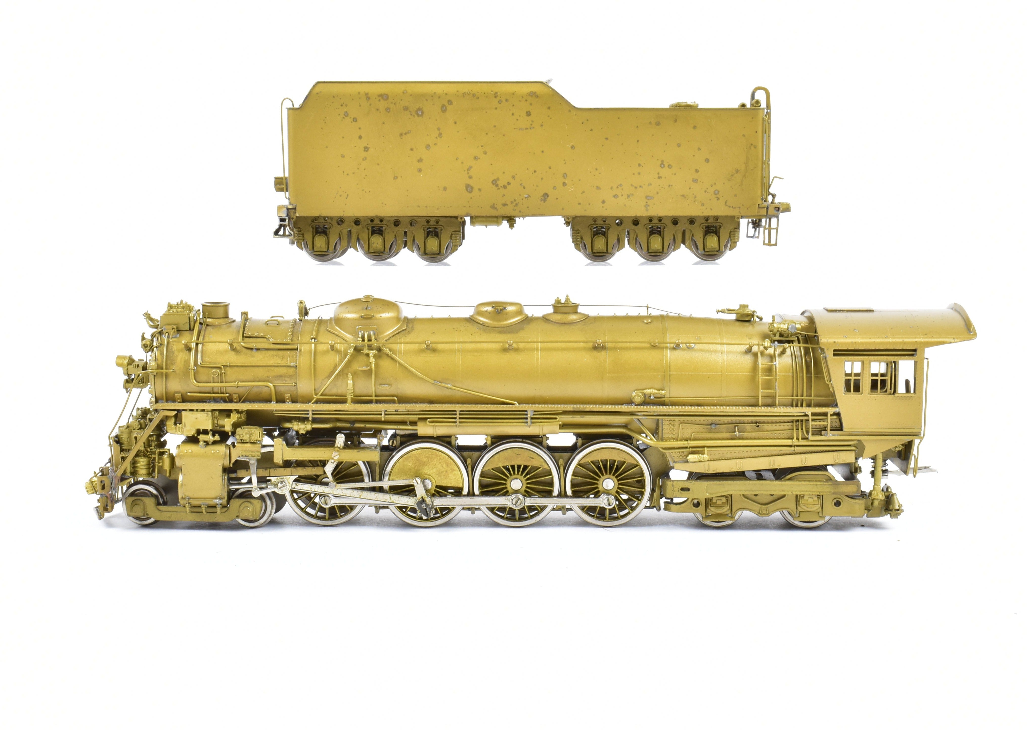 HO Scale Brass Model Train - Chicago & North Western Class H-1 4-8-4, Customized by NJ Custom Brass