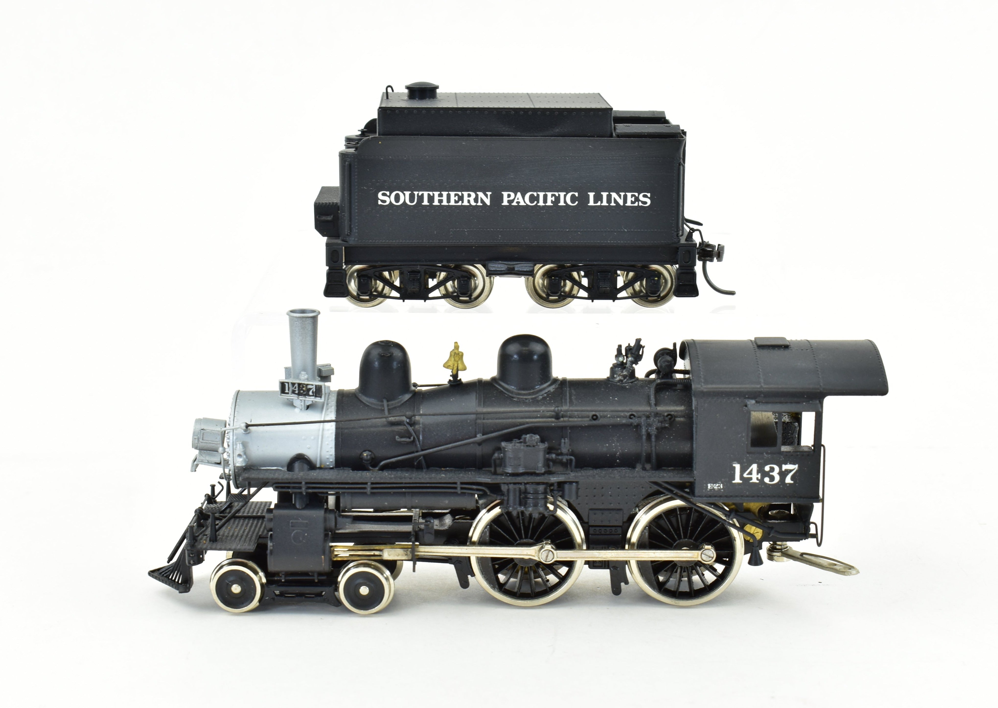 Custom Painted HO Scale Brass PFM - Fujiyama Texas & New Orleans SP - Southern Pacific E-23 4-4-0 Model Locomotive