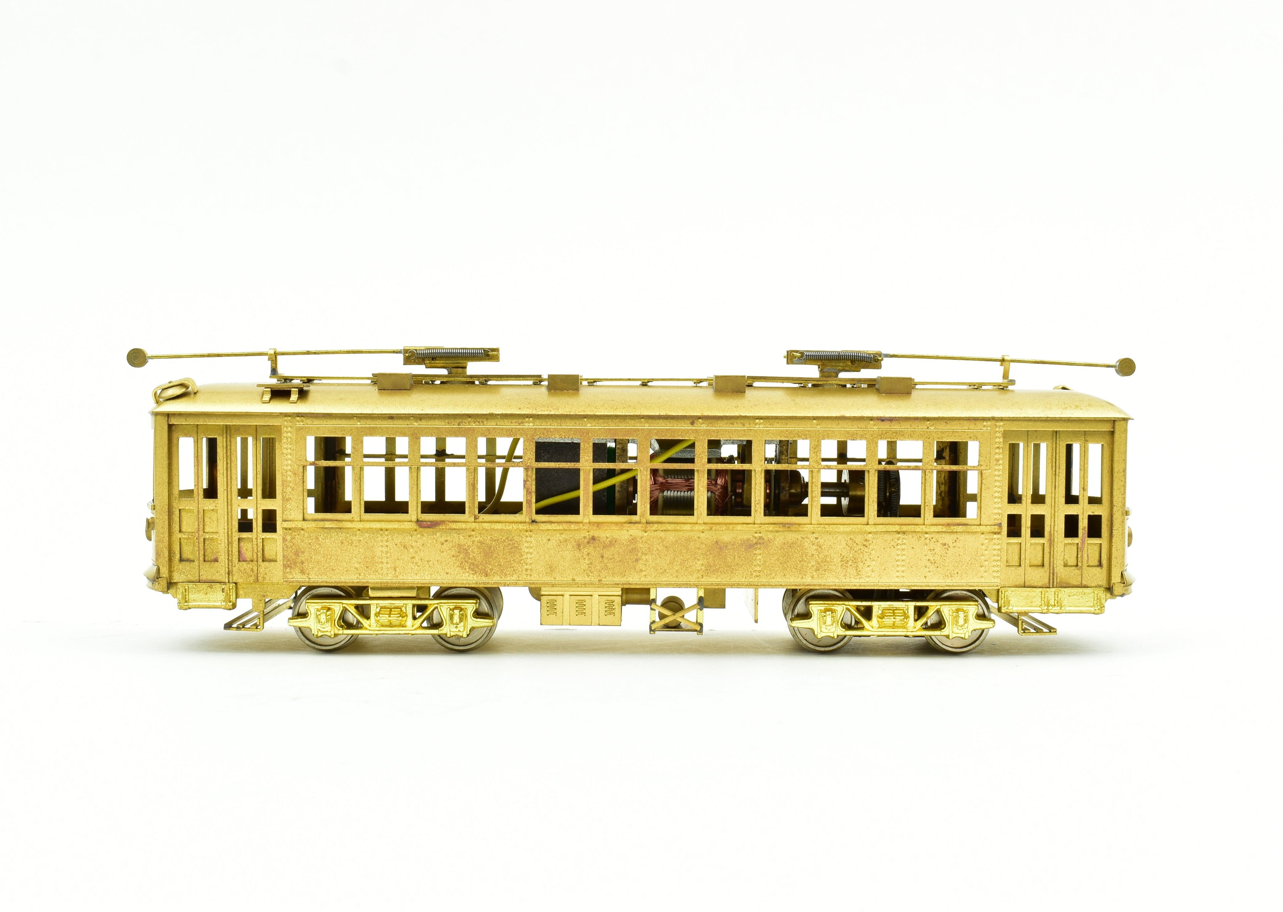 HO Scale Custom Brass Third Avenue Railway System Osgood Bradley Trolley Model by NJ Custom Brass