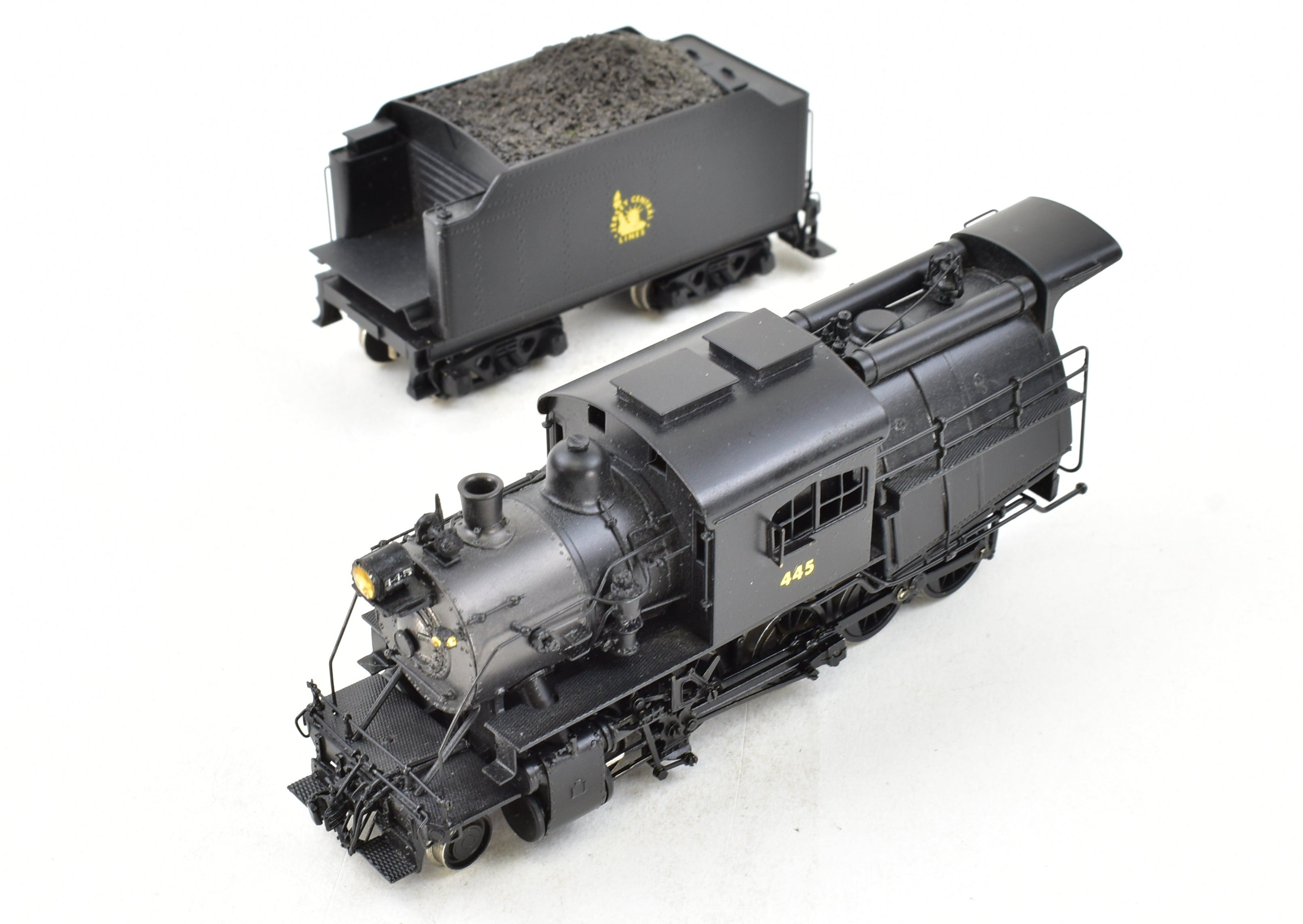 HO Scale Custom Painted Brass Model Train - Central Railroad of New Jersey K - 1 4 - 8 - 0 Camelback, NJ Custom Brass CNJ