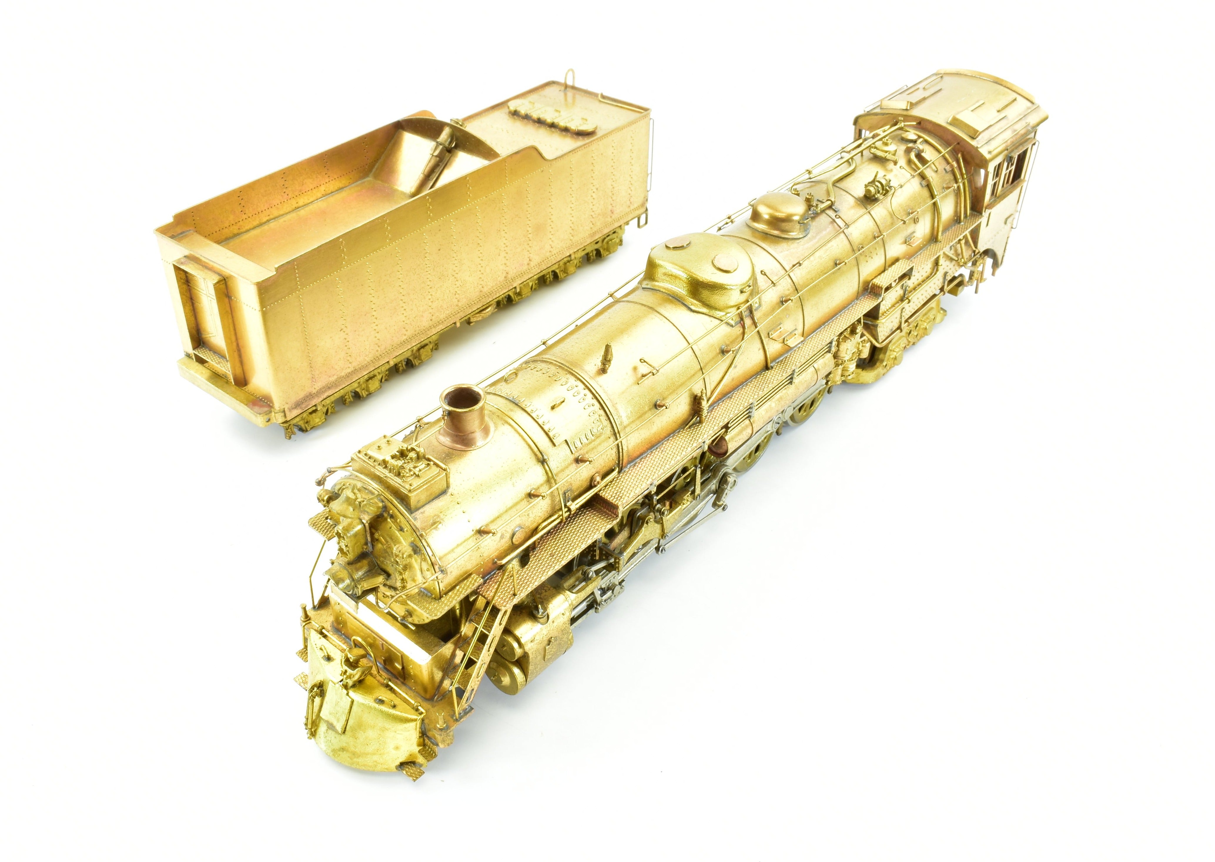 HO Scale Brass Pacific Fast Mail (PFM) Model Train - Toby CB&Q Burlington Route 4-8-4 Class O-5 Crown Model from 1969 Run