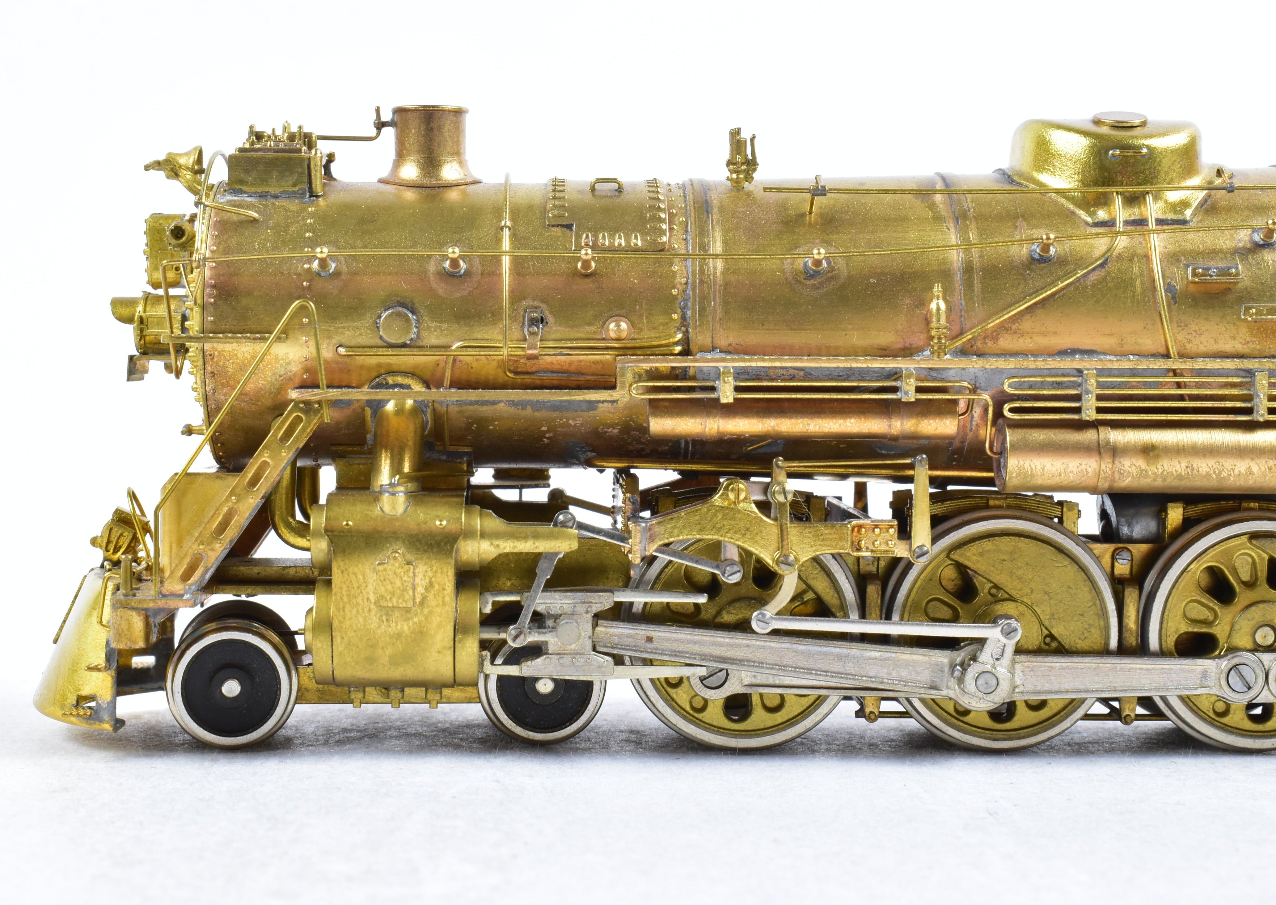 HO Scale Brass Pacific Fast Mail (PFM) Model Train - Toby CB&Q Burlington Route 4-8-4 Class O-5 Crown Model from 1969 Run
