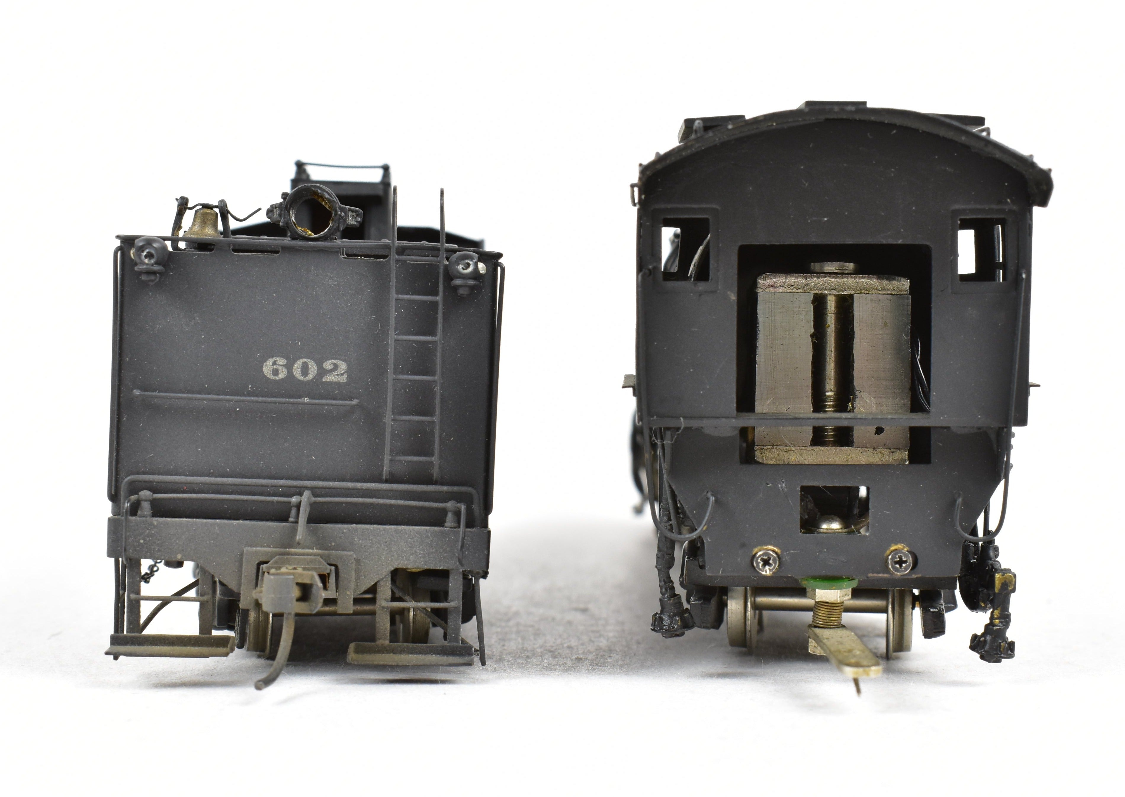 HO Scale Brass Nickel Plated Model Train - Bessemer & Lake Erie 2-10-4 FP No. 608 Reboxxed Version