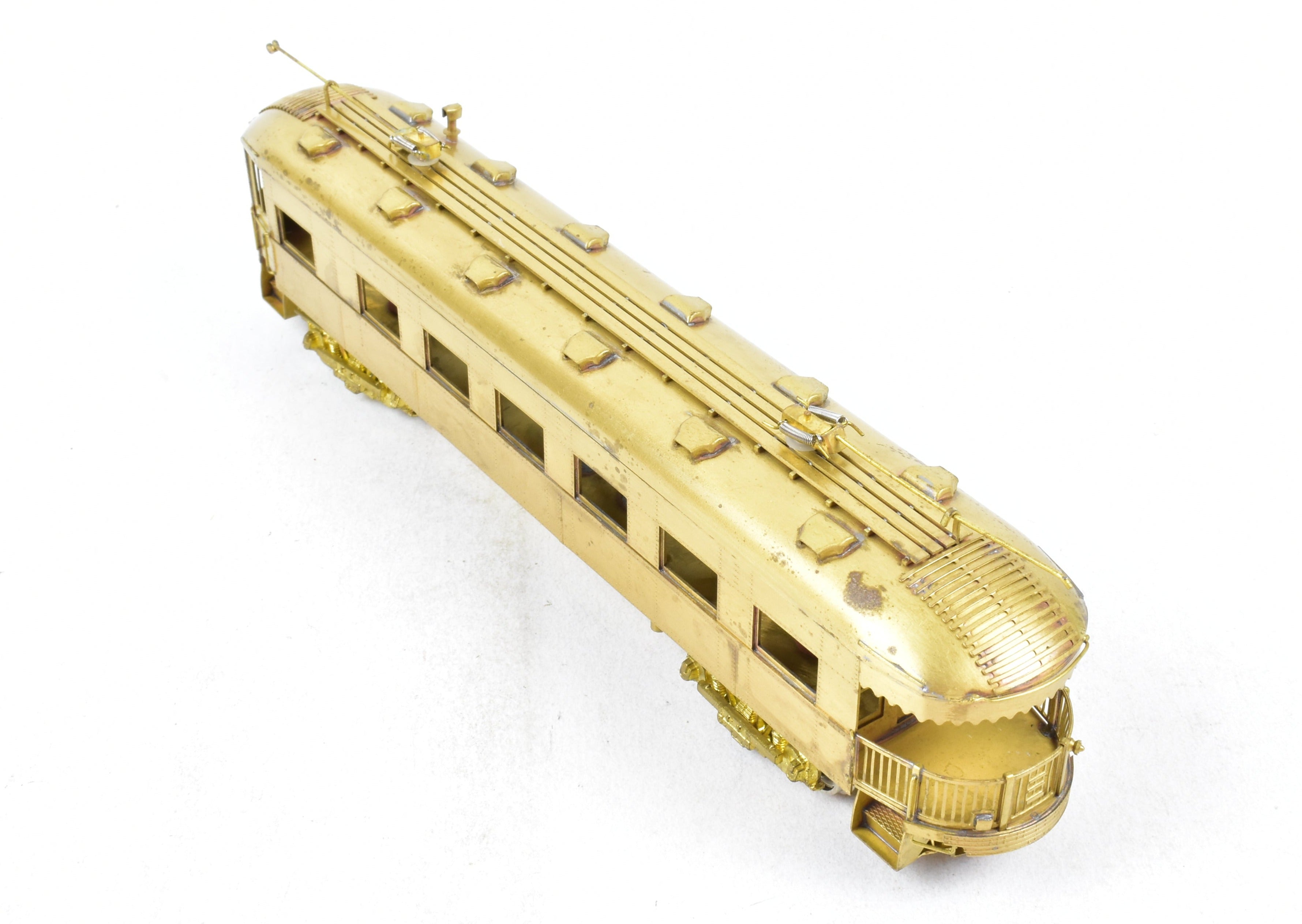 1978 HO Brass MTM Midwest Trolley Museum North Shore Line No. 410 Parlor Observation Trailer