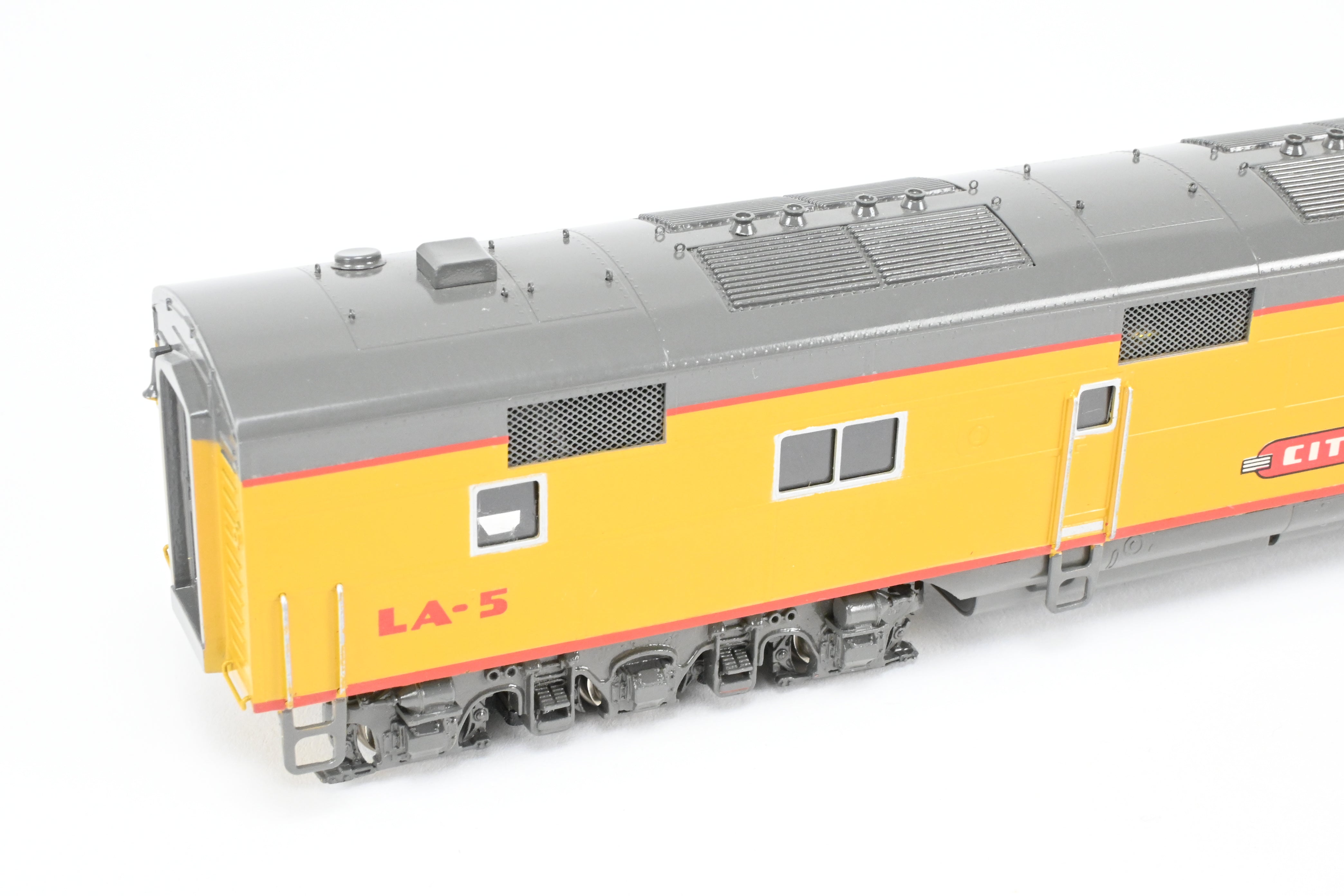 HO Scale Brass Model Train Set - Union Pacific EMD E6A/E6B/E6B 3-Unit Professionally Painted Set for the City of Los Angeles by Oriental Limited