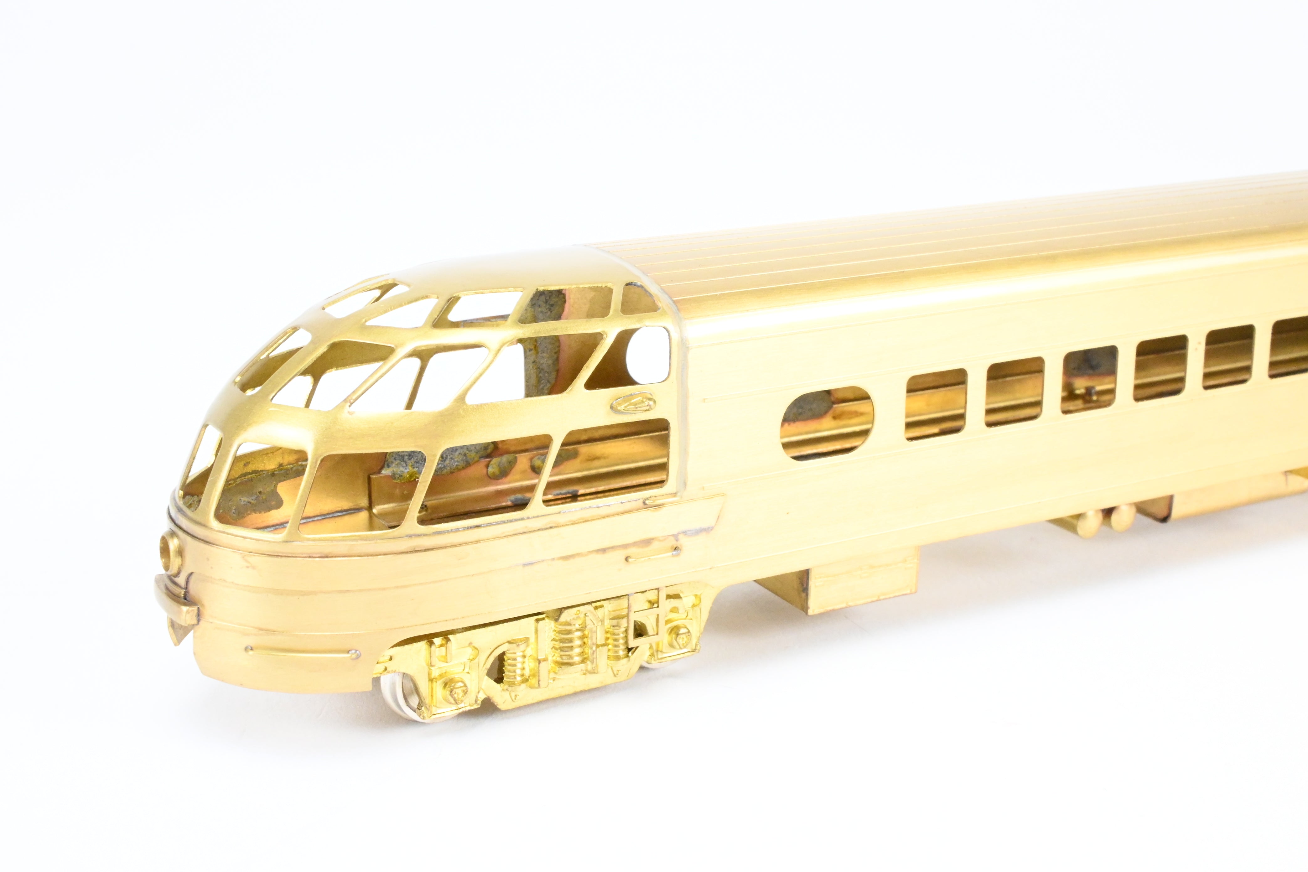 HO Scale Brass Soho Milwaukee Road #186 Rapids Sky Top Lounge Observation Model Train