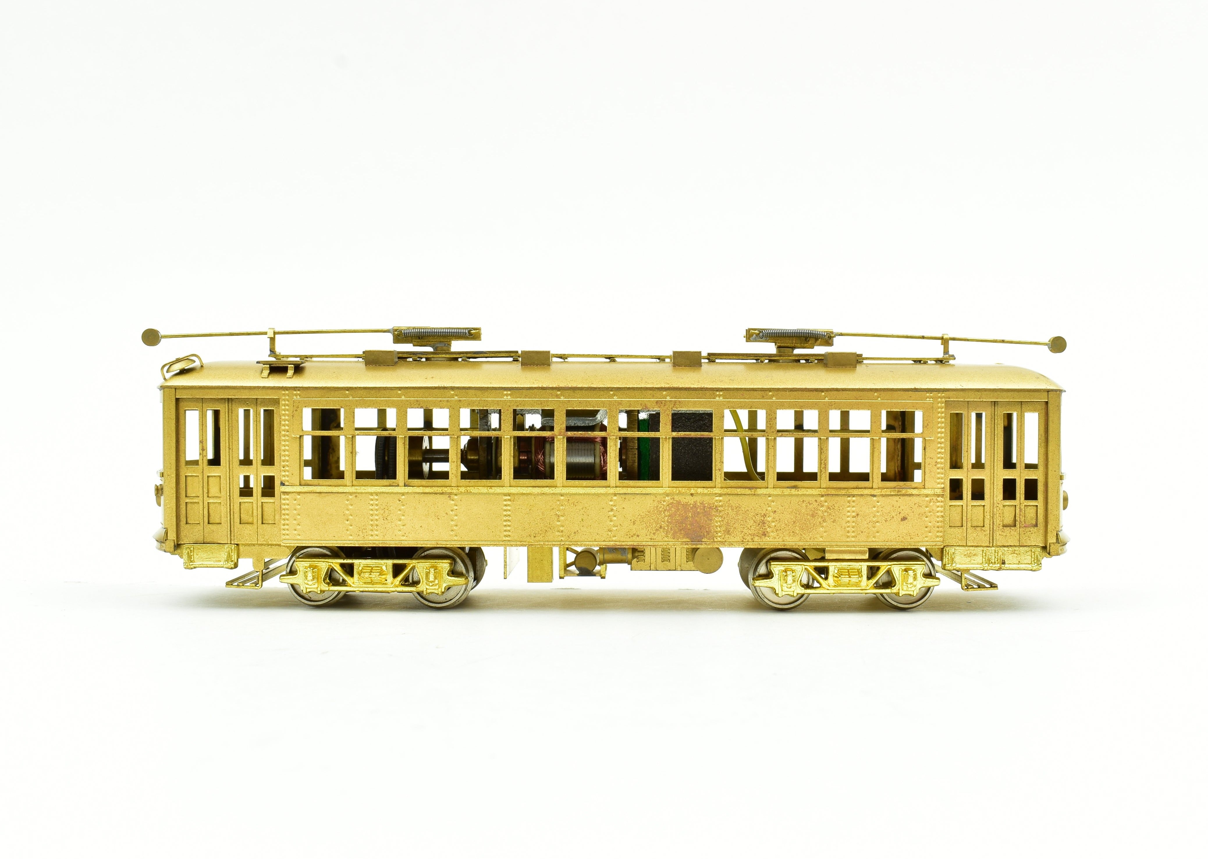 HO Scale Custom Brass Third Avenue Railway System Osgood Bradley Trolley Model by NJ Custom Brass