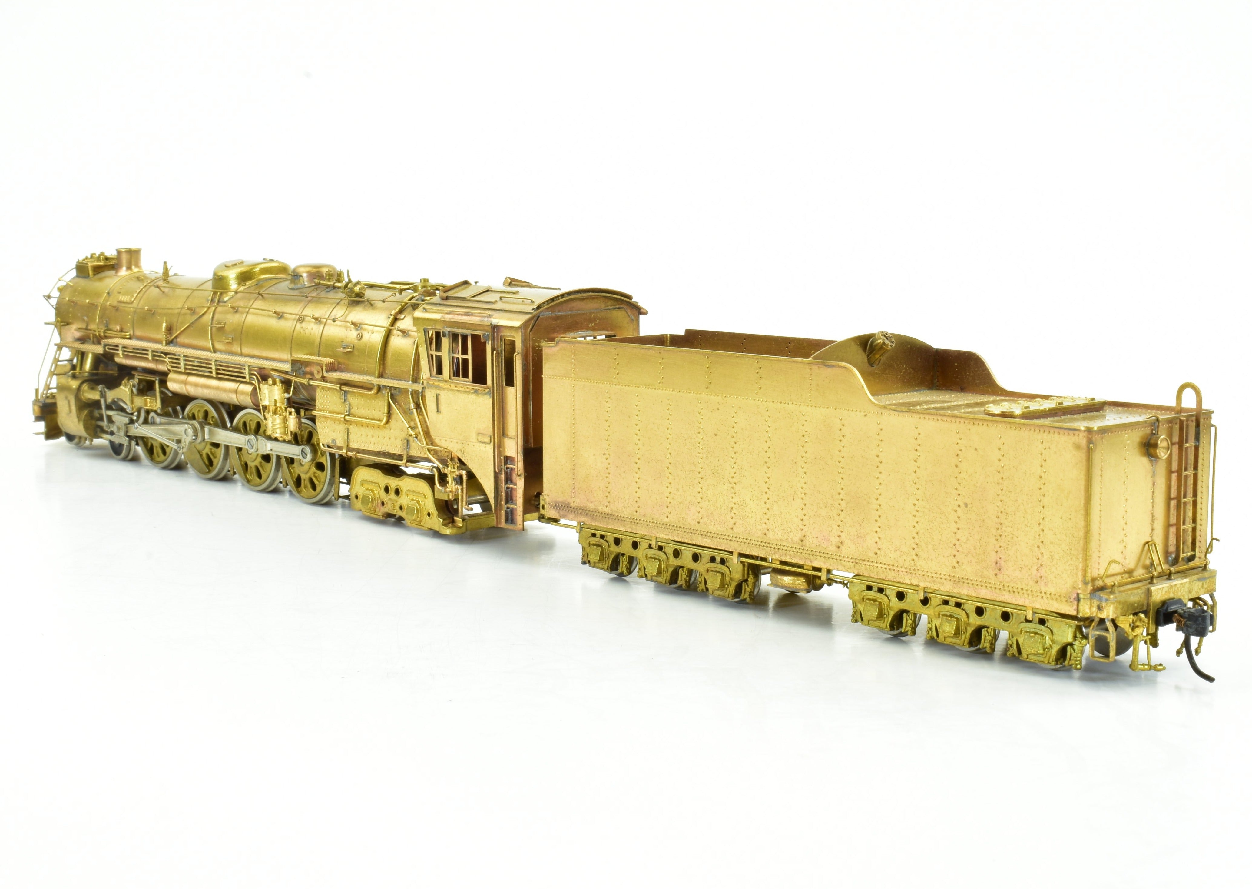 HO Scale Brass Pacific Fast Mail (PFM) Model Train - Toby CB&Q Burlington Route 4-8-4 Class O-5 Crown Model from 1969 Run
