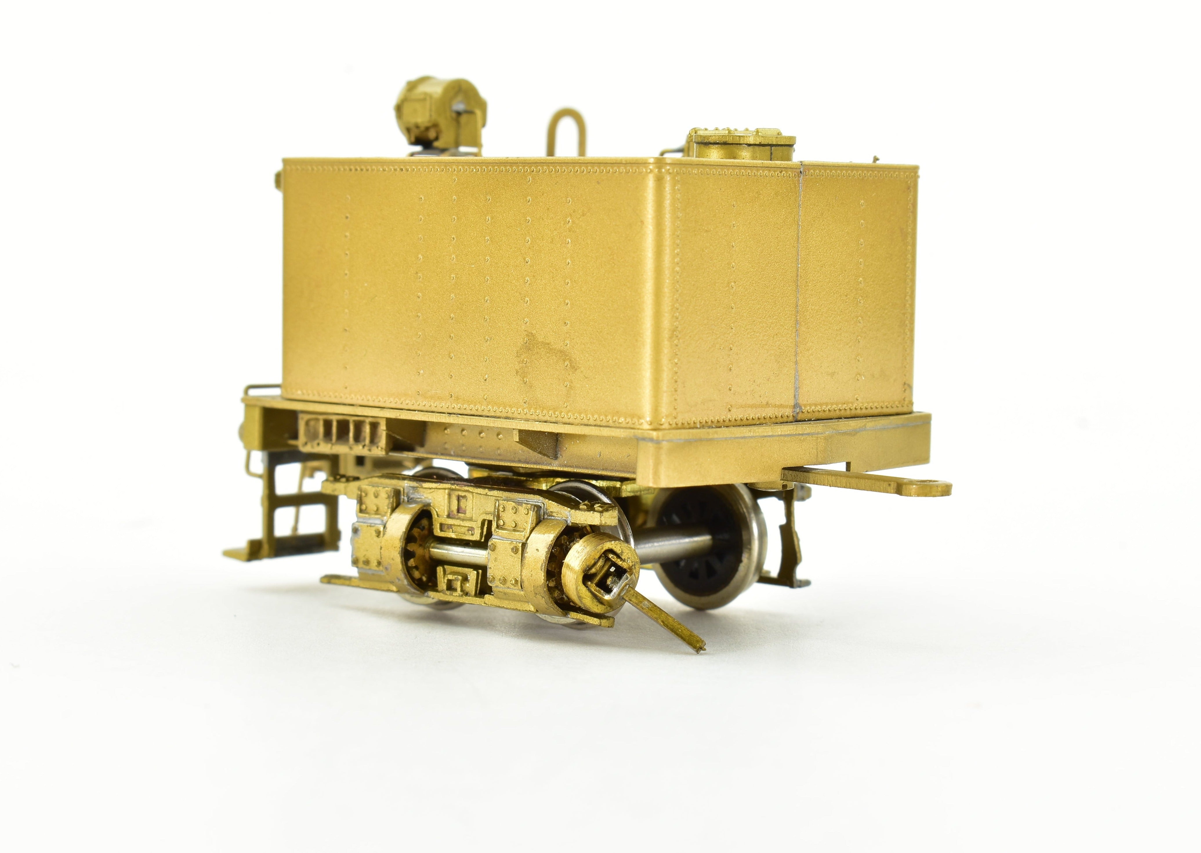 High - Quality HO Scale Brass PFM - United Geared Locomotive Model of the 3 - Truck Willamette Coos Bay Lumber Co.