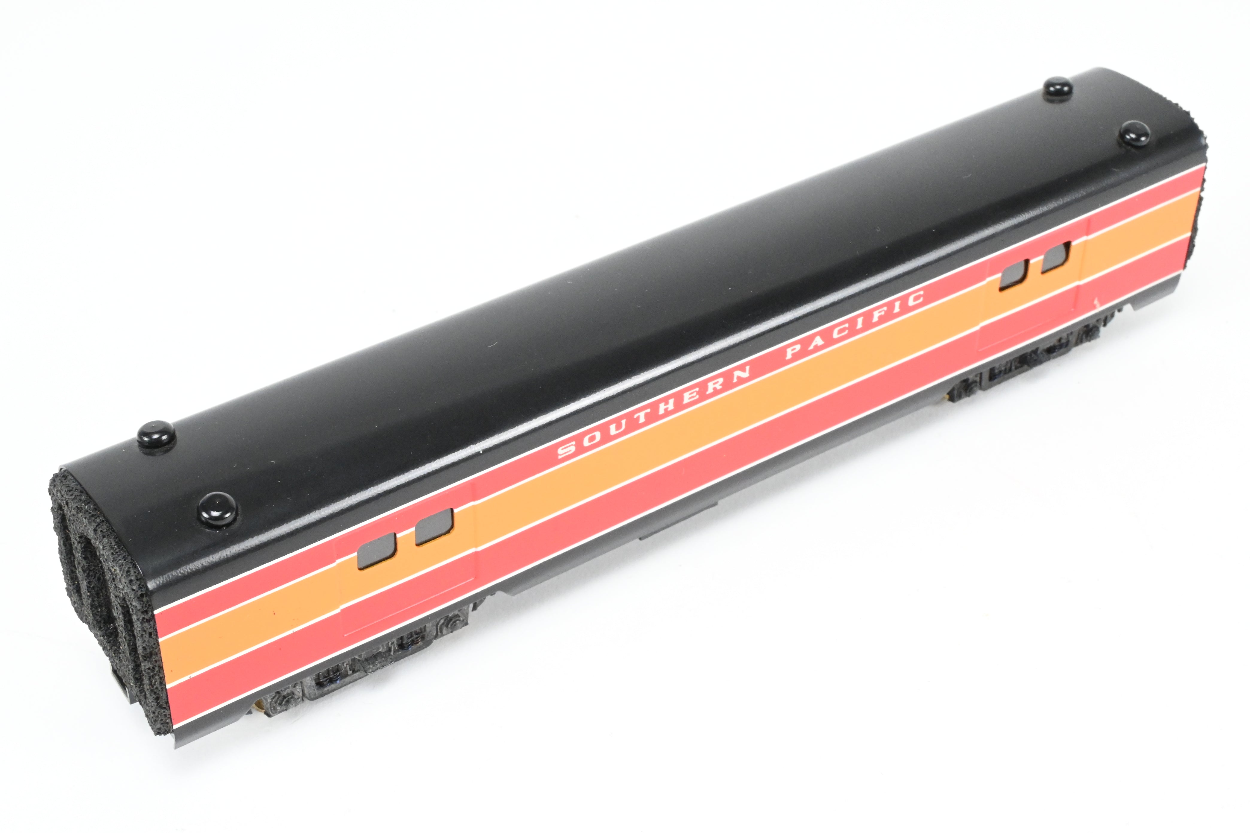HO Scale Brass PFM Model Train - Tenshodo SP Brand Southern Pacific Baggage Flush Side Factory Painted Daylight Shorty Cars