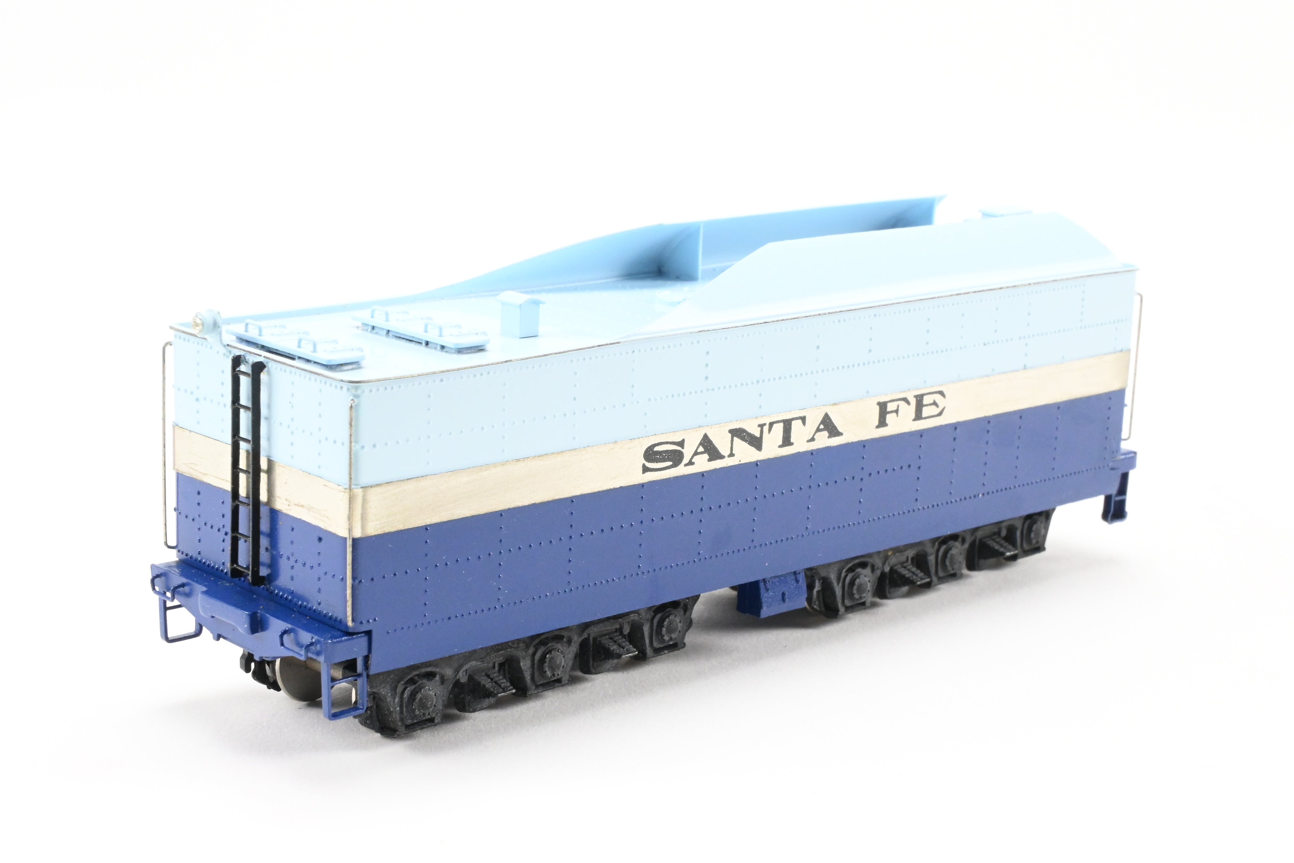 HO Scale Brass Model Train - Tenshodo ATSF Santa Fe 4-6-4 Steam Locomotive No. 3460 The Blue Goose Hudson - 1971 Run with Minor Foam Damage