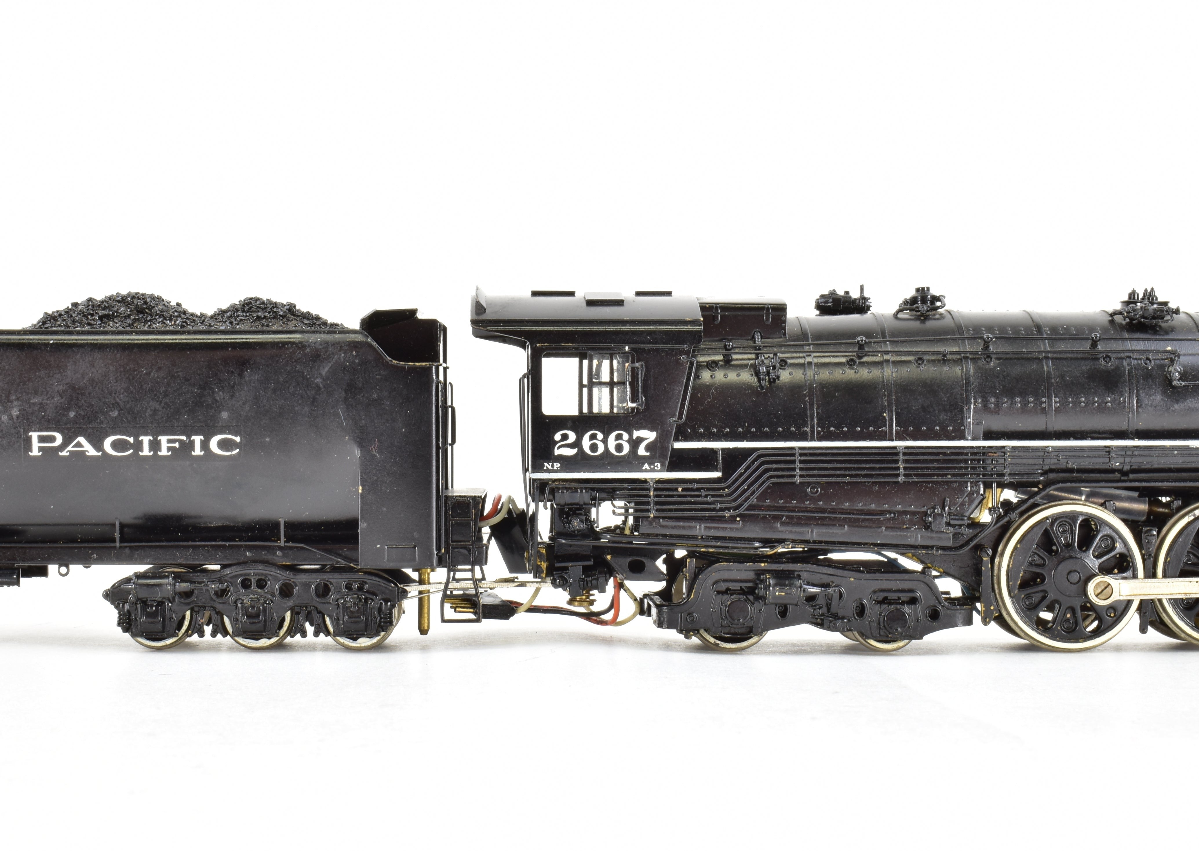 HO Scale Brass PFM Model Train - Fujiyama NP - Northern Pacific 4-8-4 Class A-3 1972 Run with PFM Sound, CP No. 2667