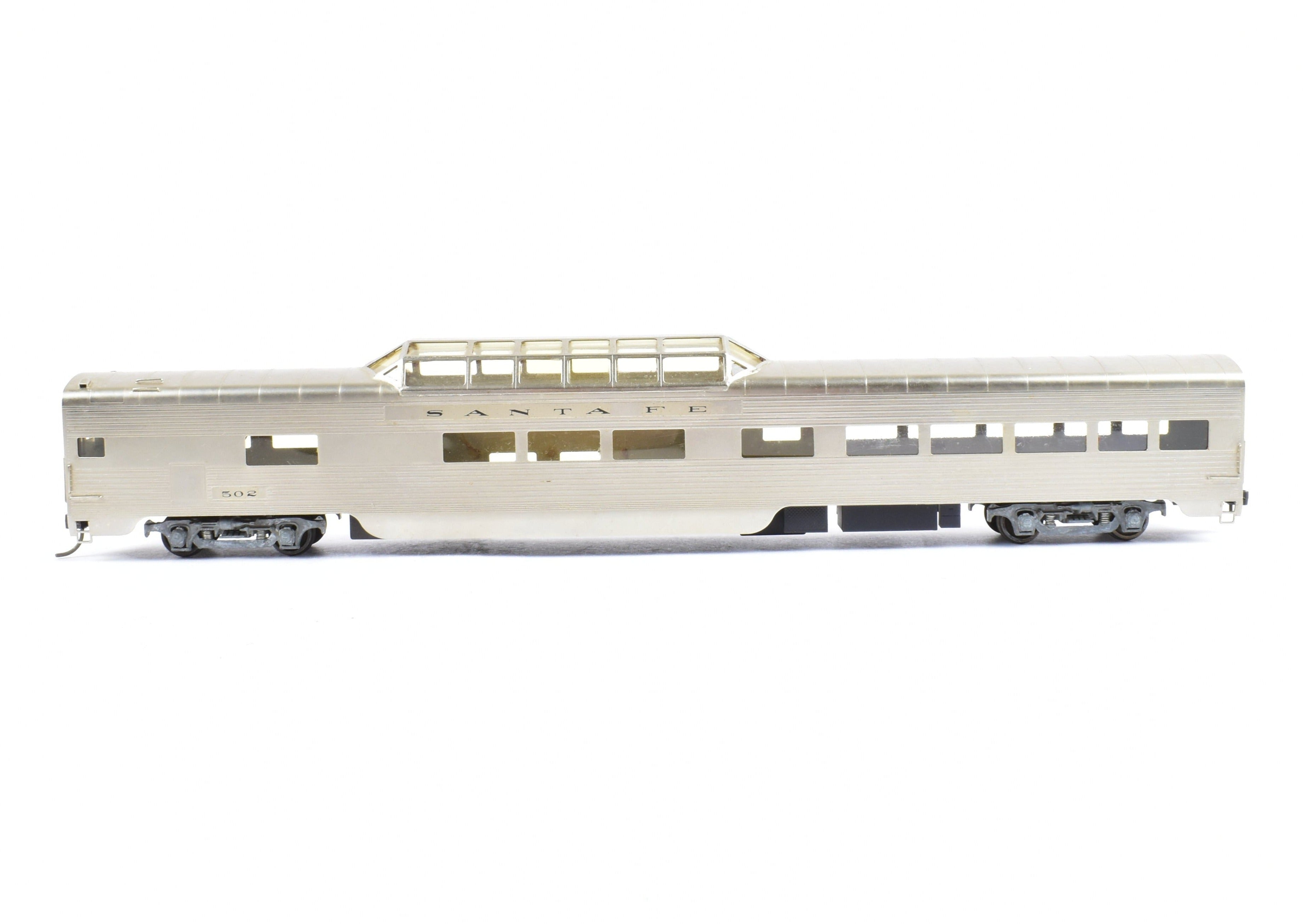 HO Scale Brass Lambert ATSF - Santa Fe Pullman Standard Dome Lettered Model Train Car
