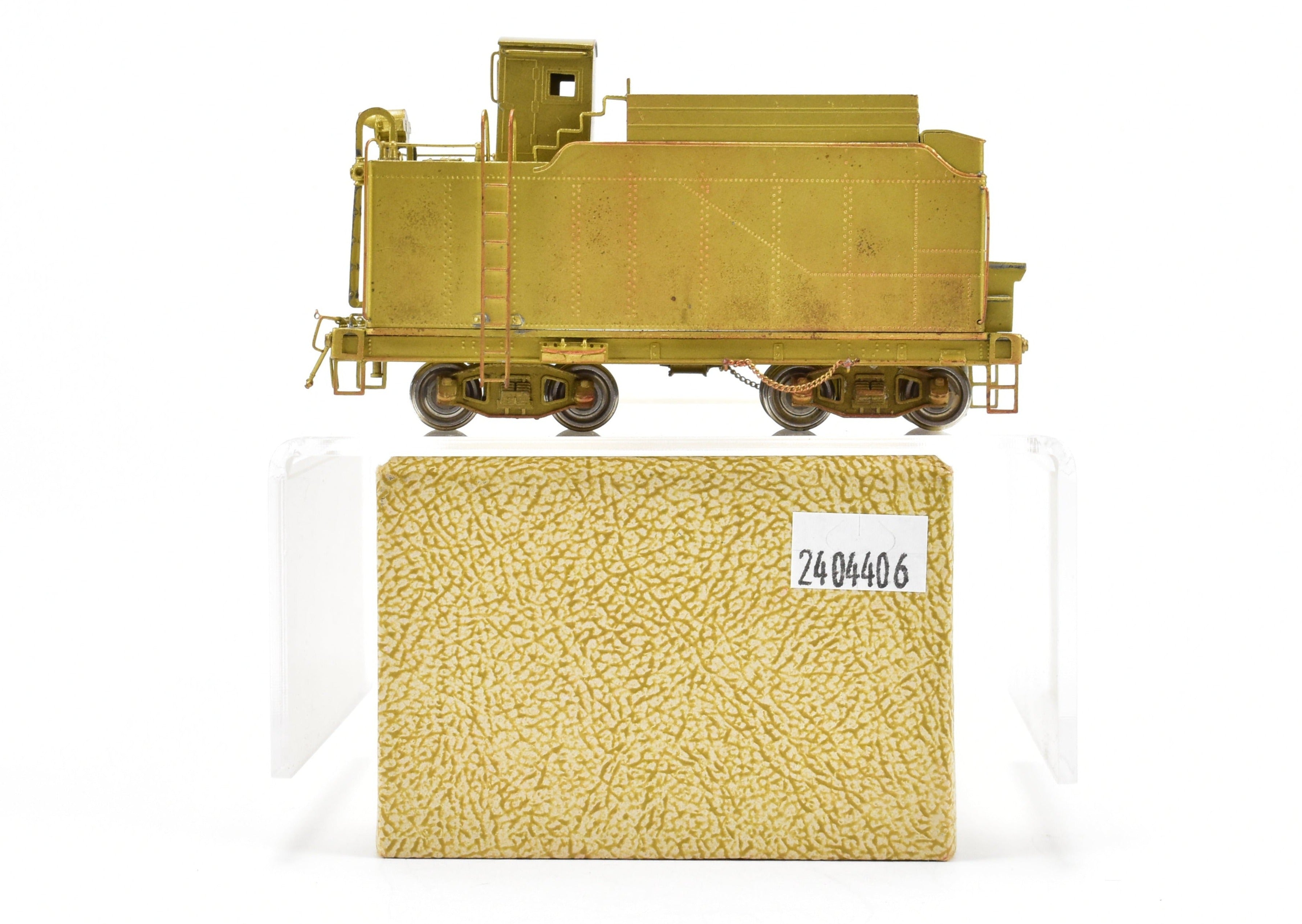 HO Scale Brass Model Train Tender - Denver & Salt Lake (D&SL) or Denver & Rio Grande Western (D&RGW) 2-8-2 and 2-6-6-0 Tender Only by Sunset Models