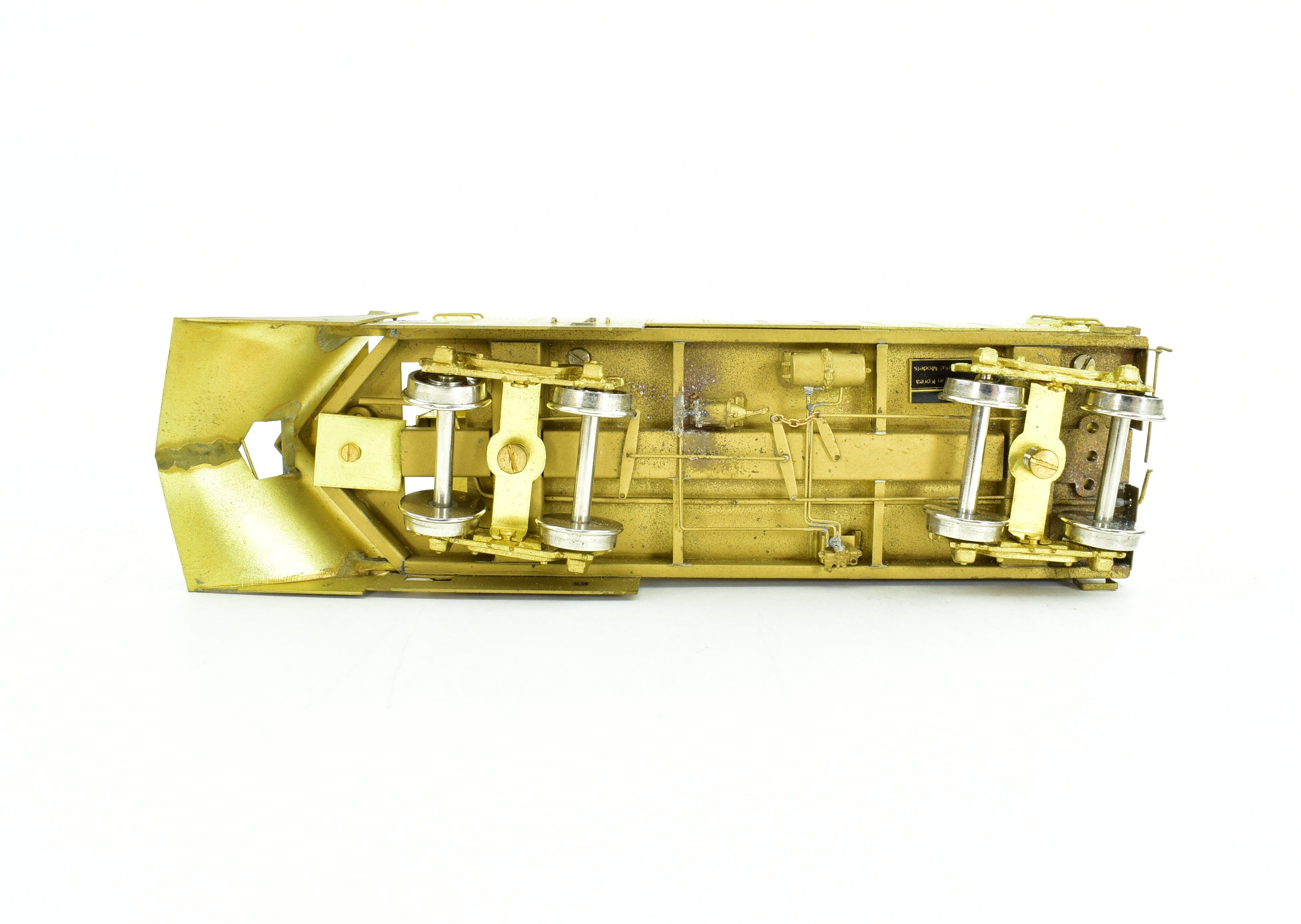 HO Scale Brass Oriental Limited Great Northern Wedge Snow Plow Model for Model Trains