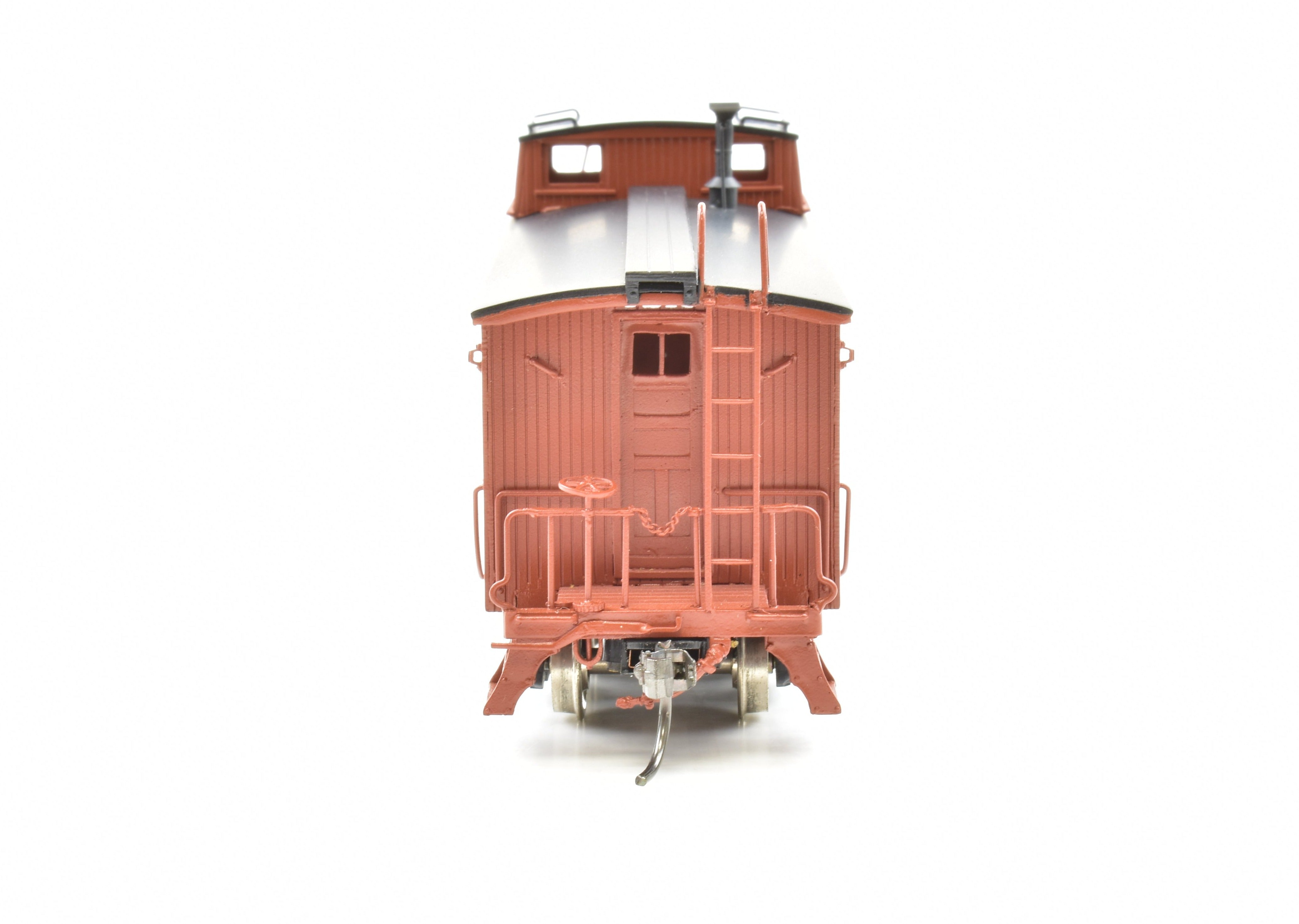 HO Scale Brass Pacific Fast Mail (PFM) SKI Illinois Central Wood Caboose Factory Painted Model Train Car