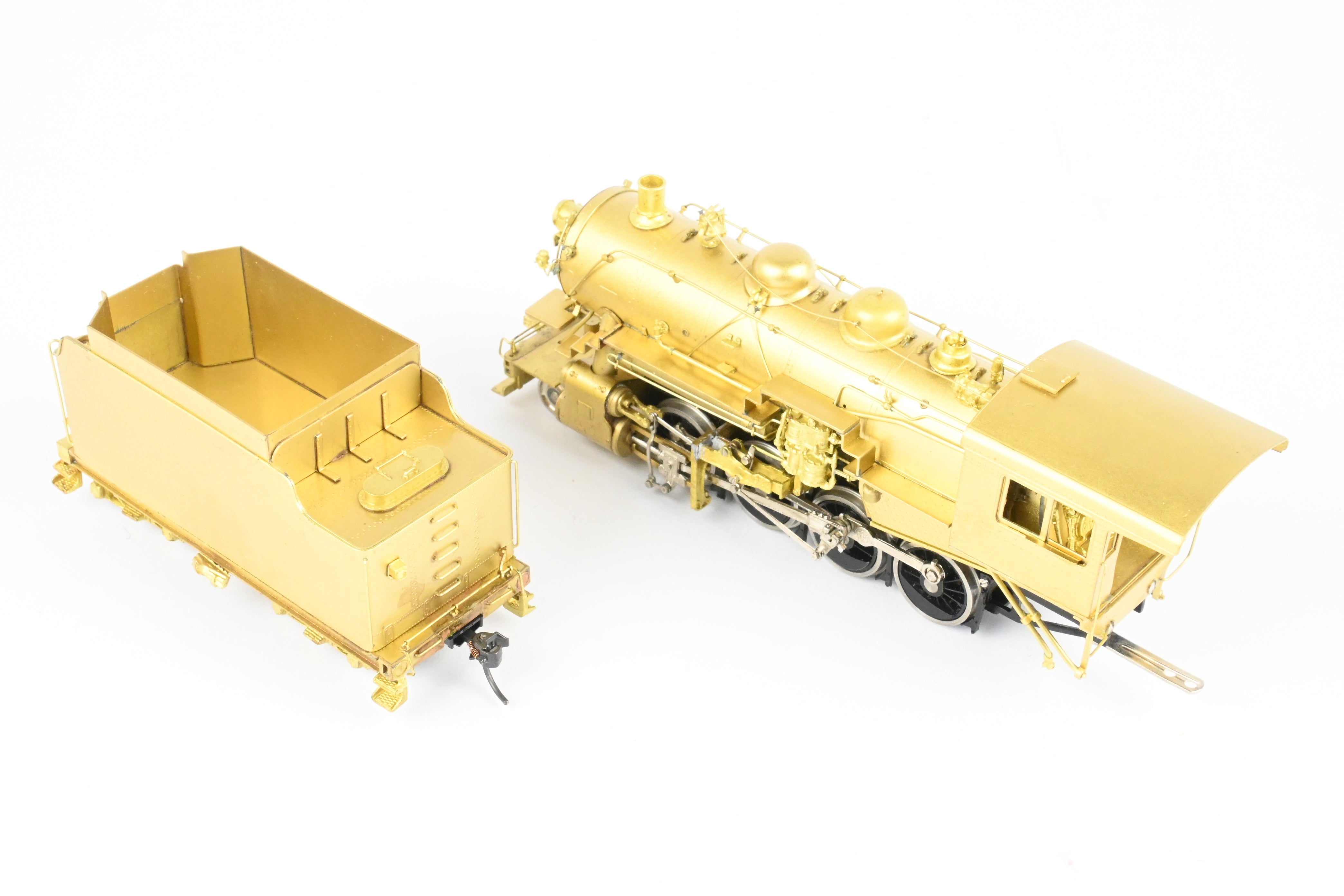 HO Brass NYO&W 2-8-0 Class W-1 Nickel Plated Locomotive with Side Air Pumps