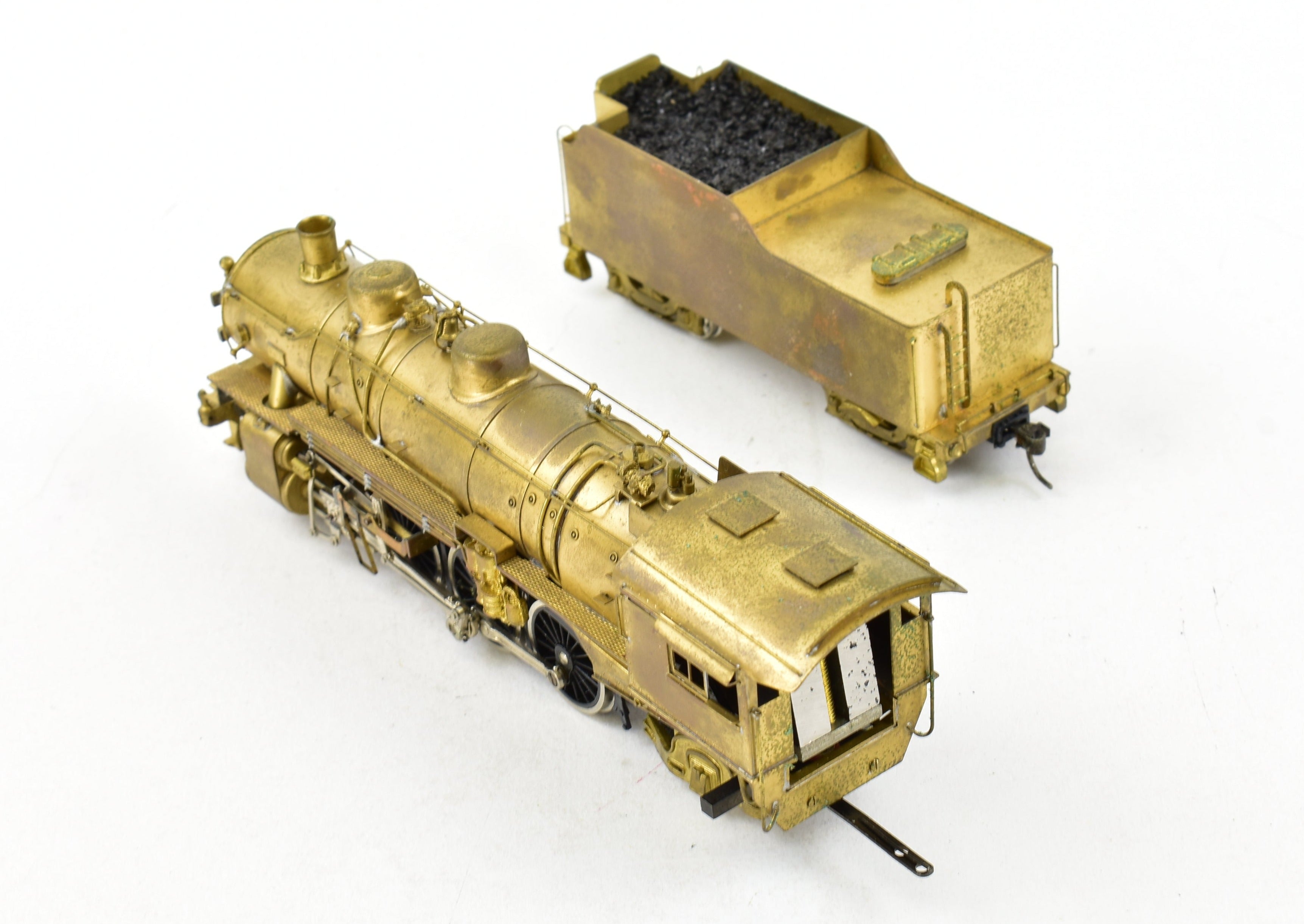 HO Scale Brass Model Train - Northwest Short Line (NWSL) and Northern Pacific (NP) Class Q - 6 4 - 6 - 2 Pacific Steam Locomotive Replica