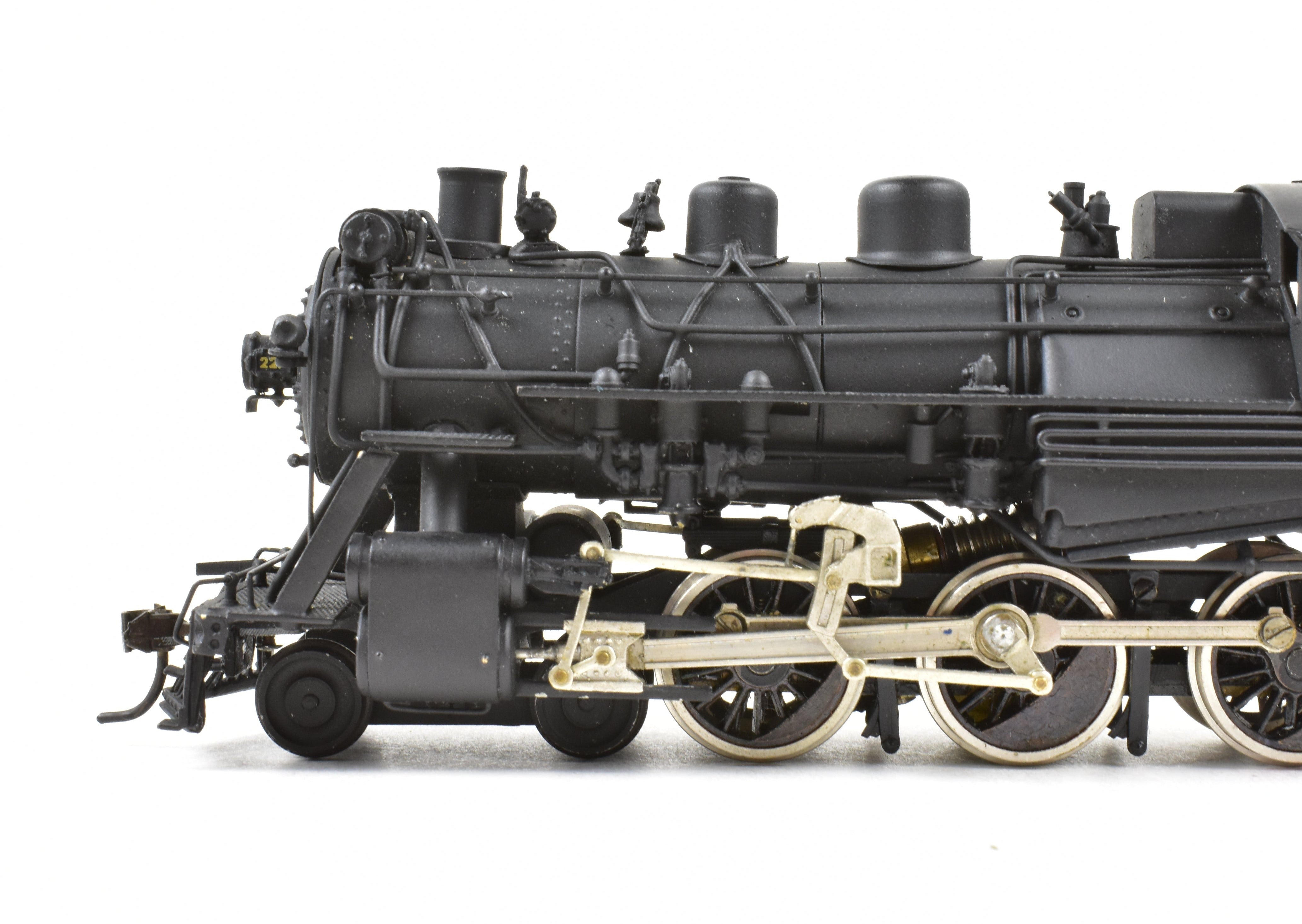 High - Quality HO Scale Brass Model Train of West CNJ - Central Railroad Of New Jersey 4 - 6 - 4T H - 1s with Custom Painting
