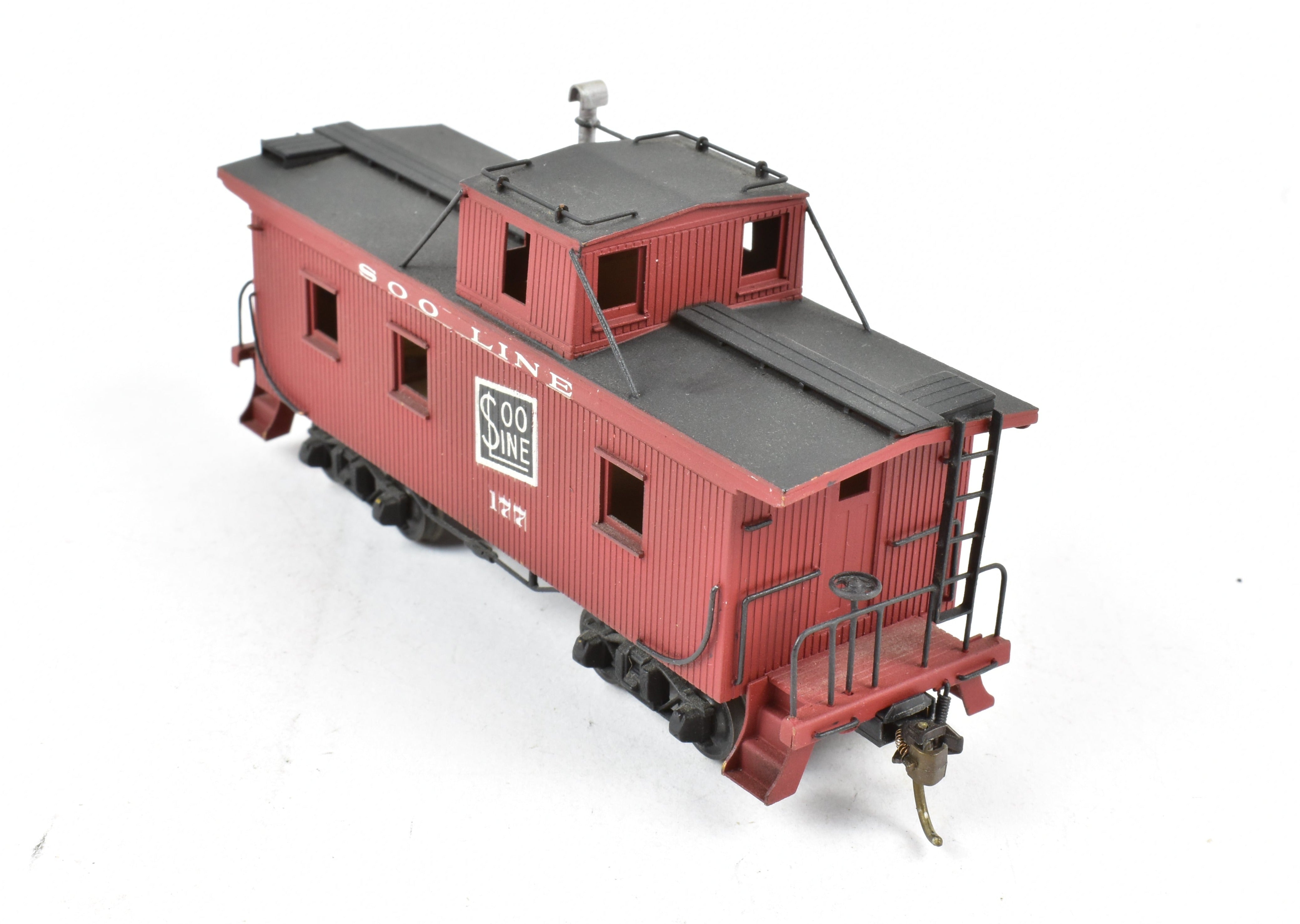 Custom Painted HO Scale Brass NPP Soo Line Caboose from 1972