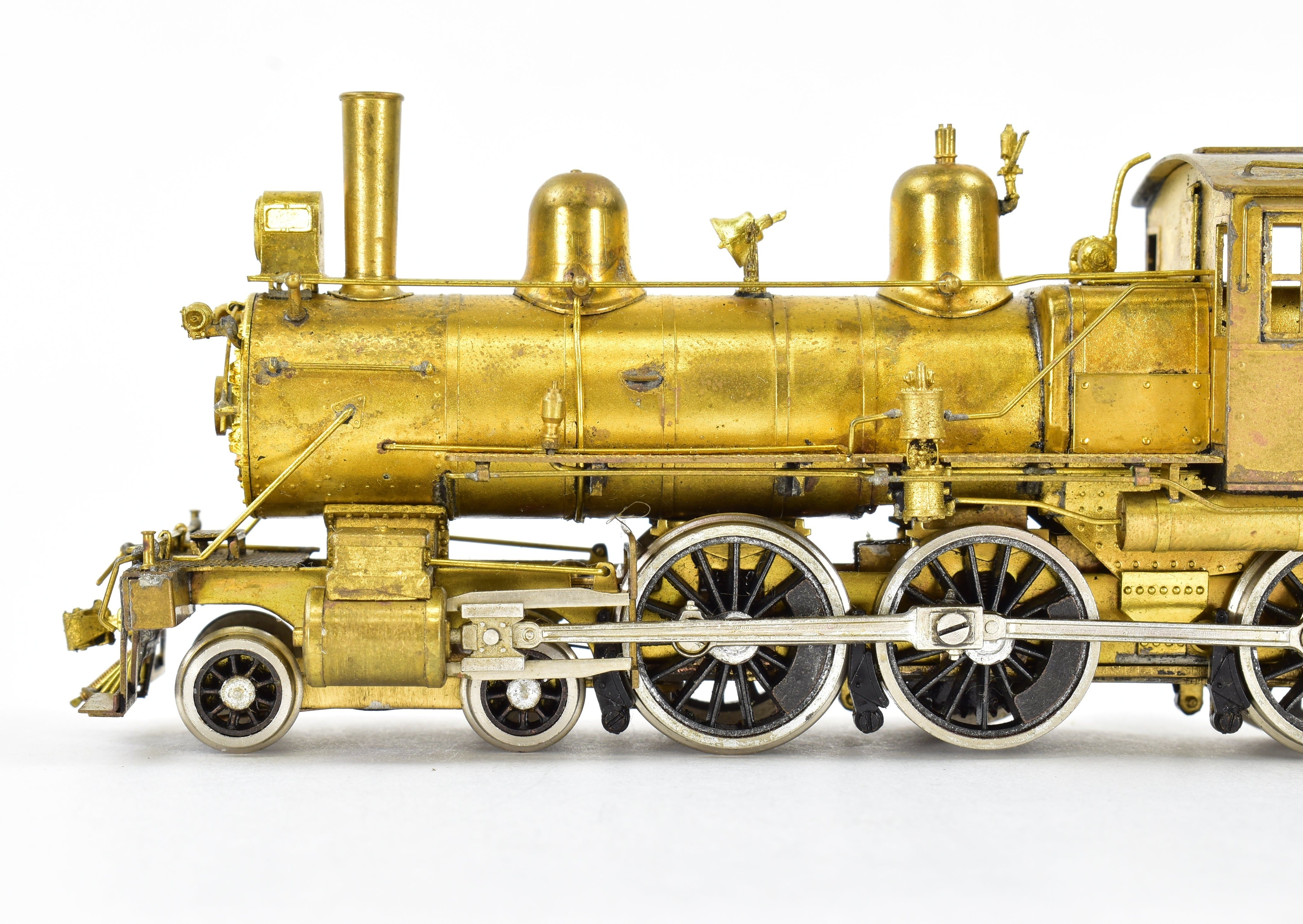 HO Scale Brass Nickel-Plated Model Train - CB&Q - Burlington Route K-2 4-6-0 Ten Wheeler, Produced by Nickel Plate Products