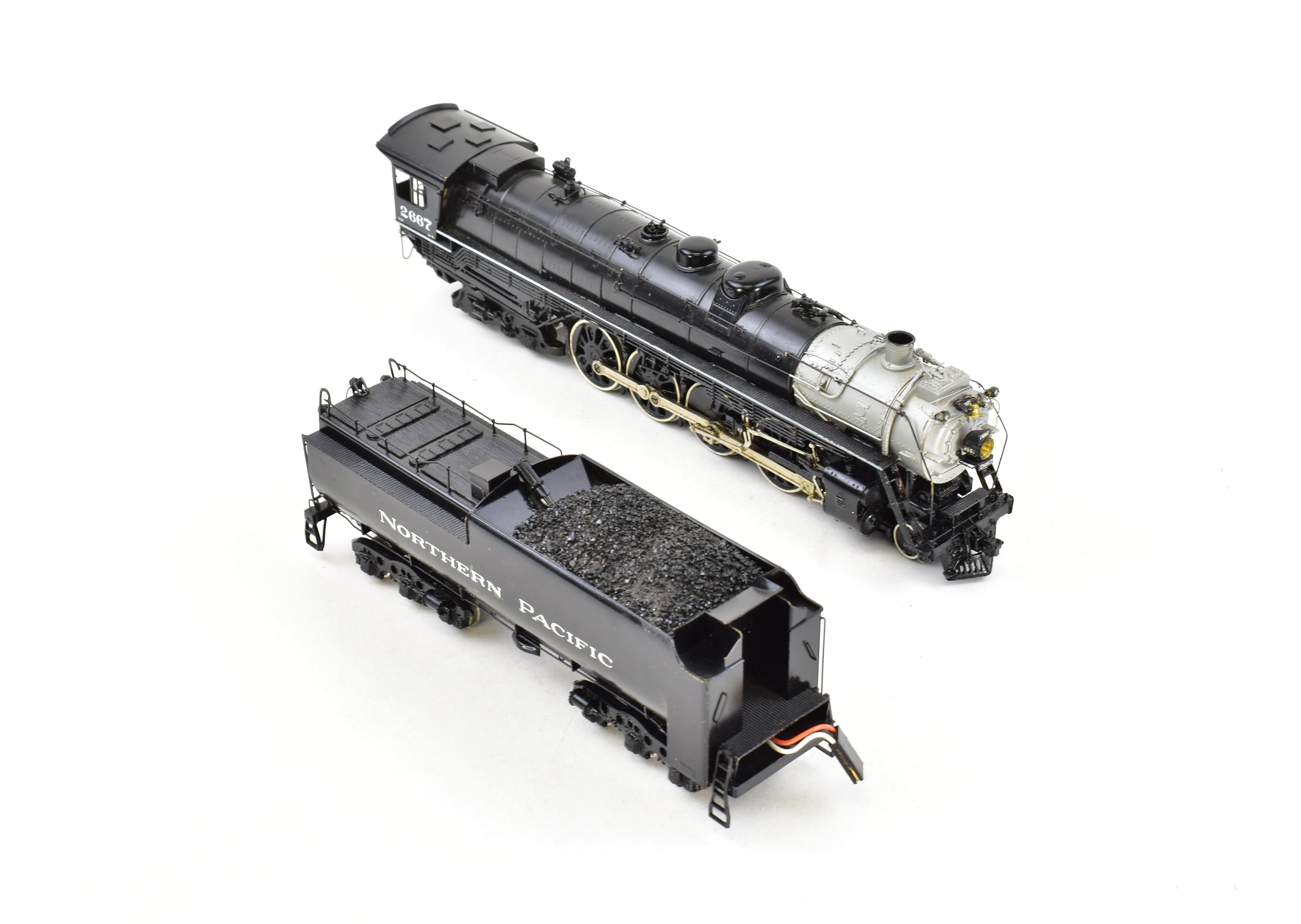 HO Scale Brass PFM Model Train - Fujiyama NP - Northern Pacific 4-8-4 Class A-3 1972 Run with PFM Sound, CP No. 2667