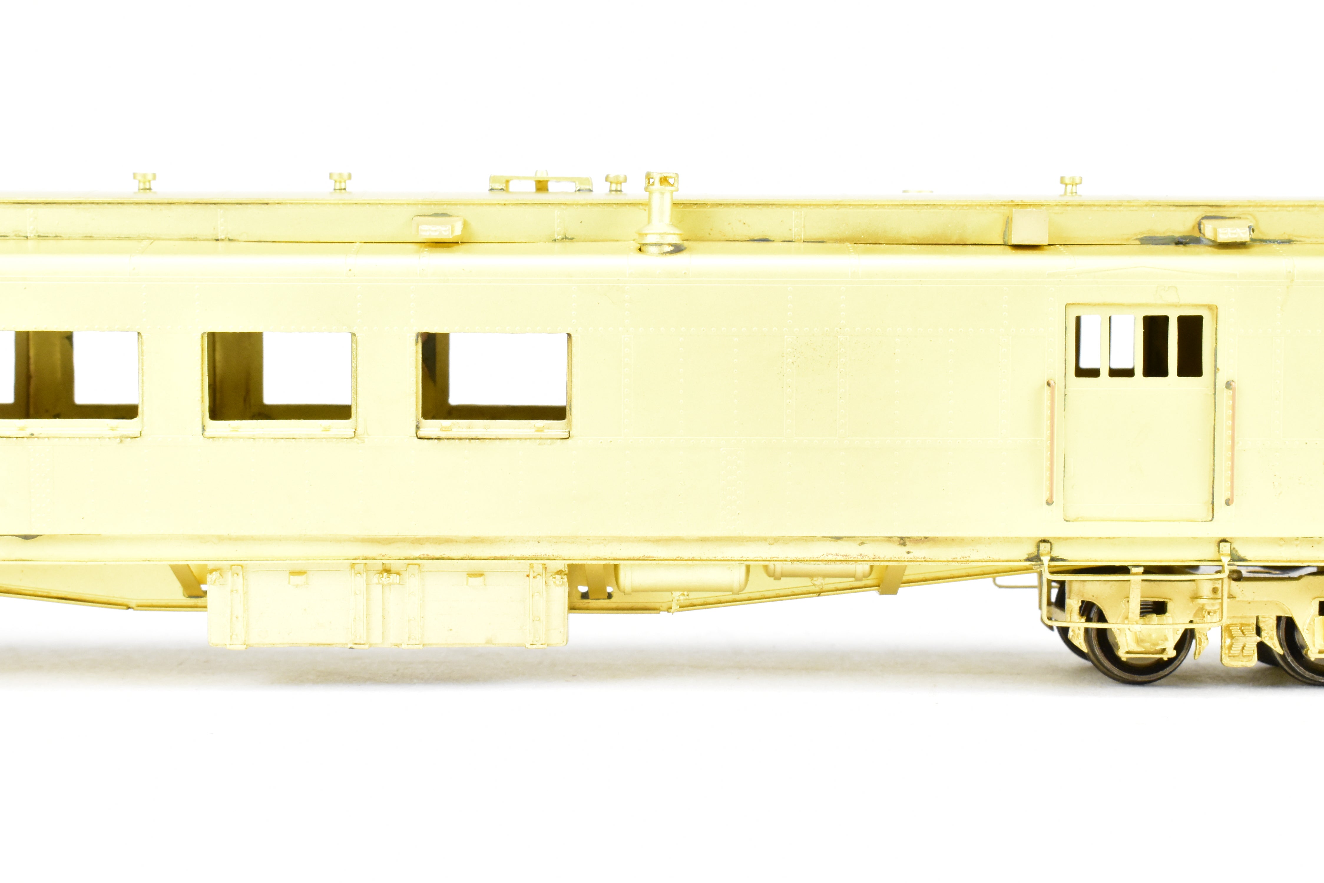 HO Scale Brass Pecos River ATSF - Santa Fe Heavyweight Combine Car #2410 (Wrong Box)