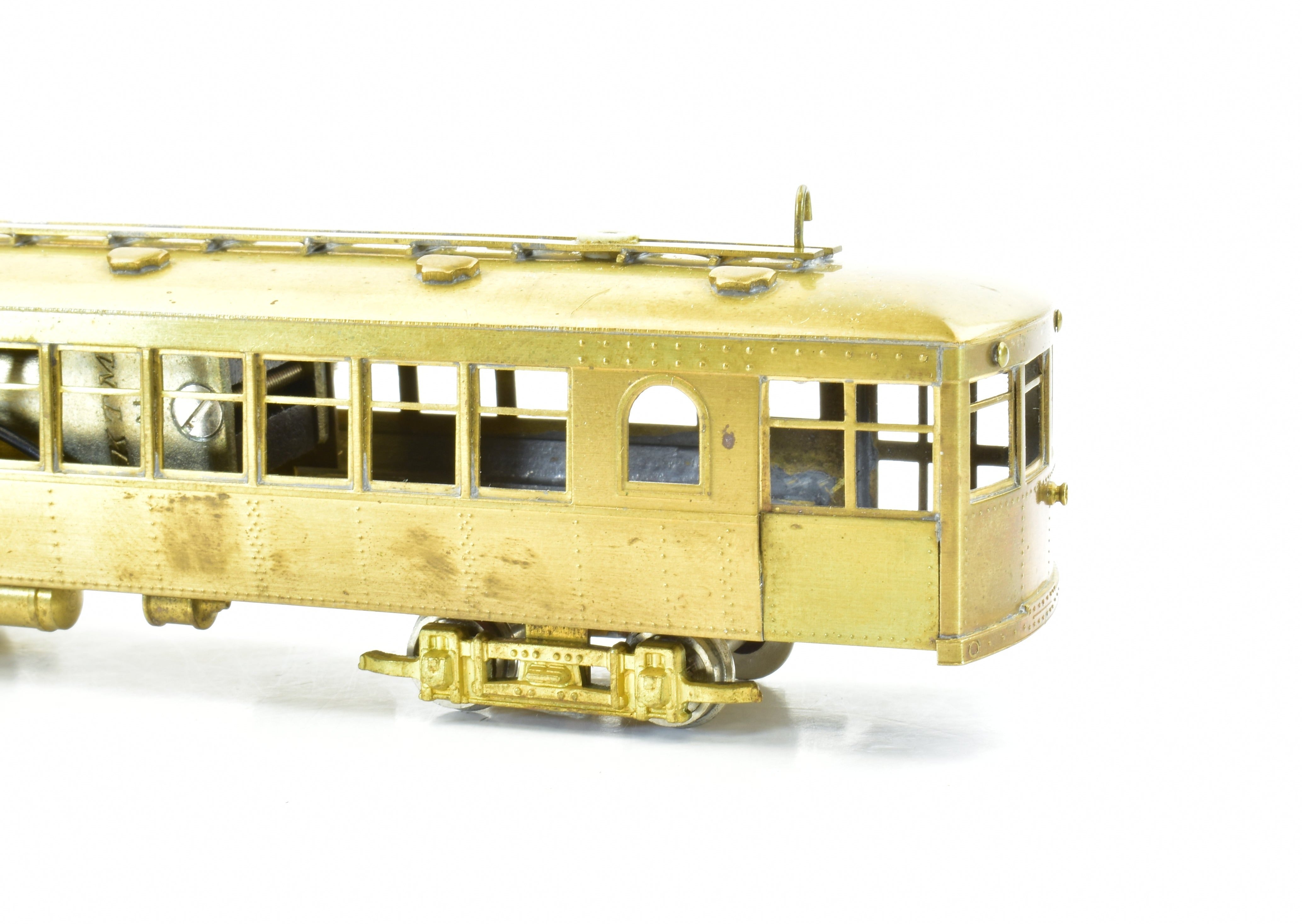 1963 HO Brass Single-Ended Curved Sider Model Tramway of Cincinnati Street Railways