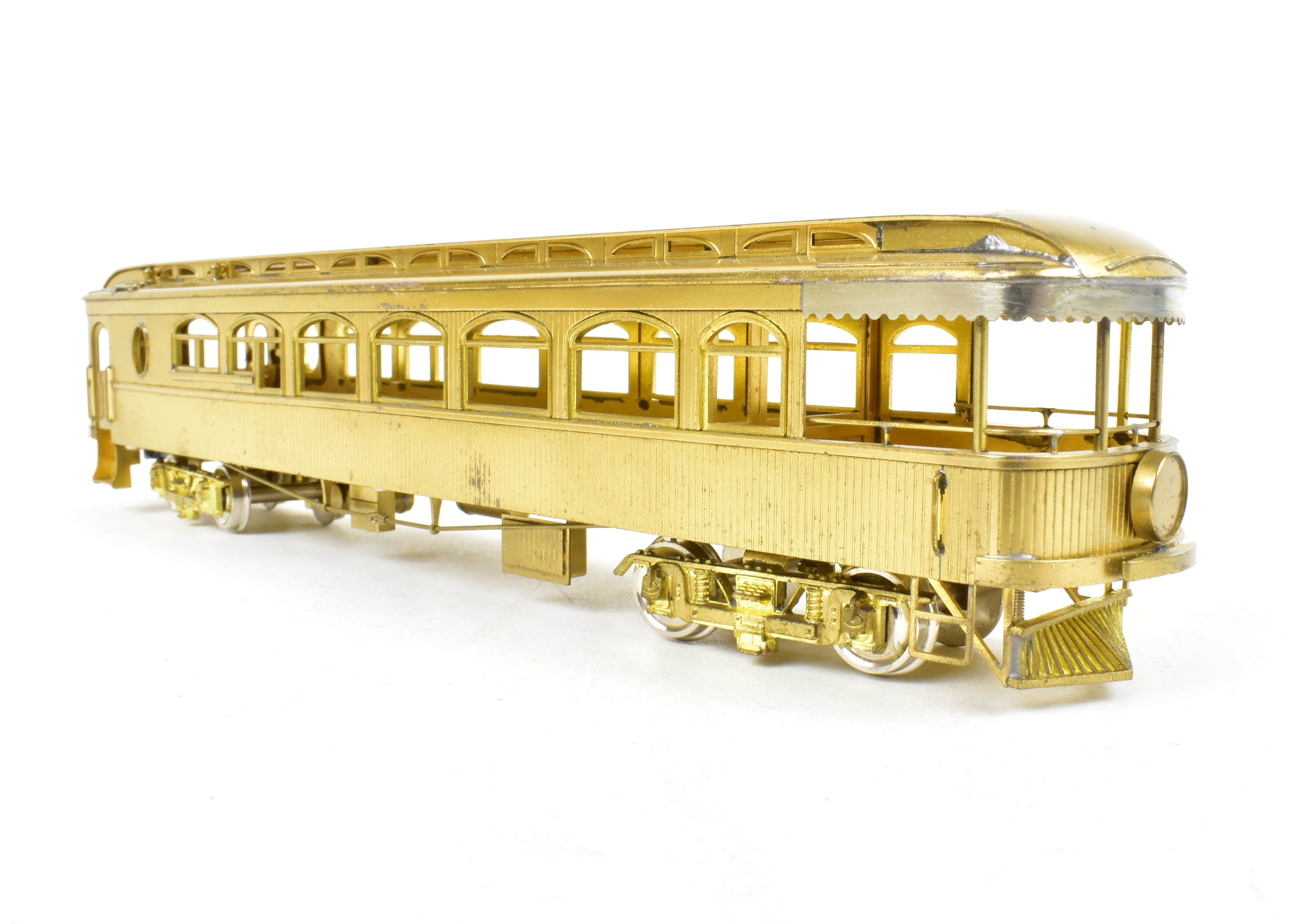 HO Scale Brass Suydam Sacramento Northern Niles Wood Interurban Parlor Car Model - Bidwell Version