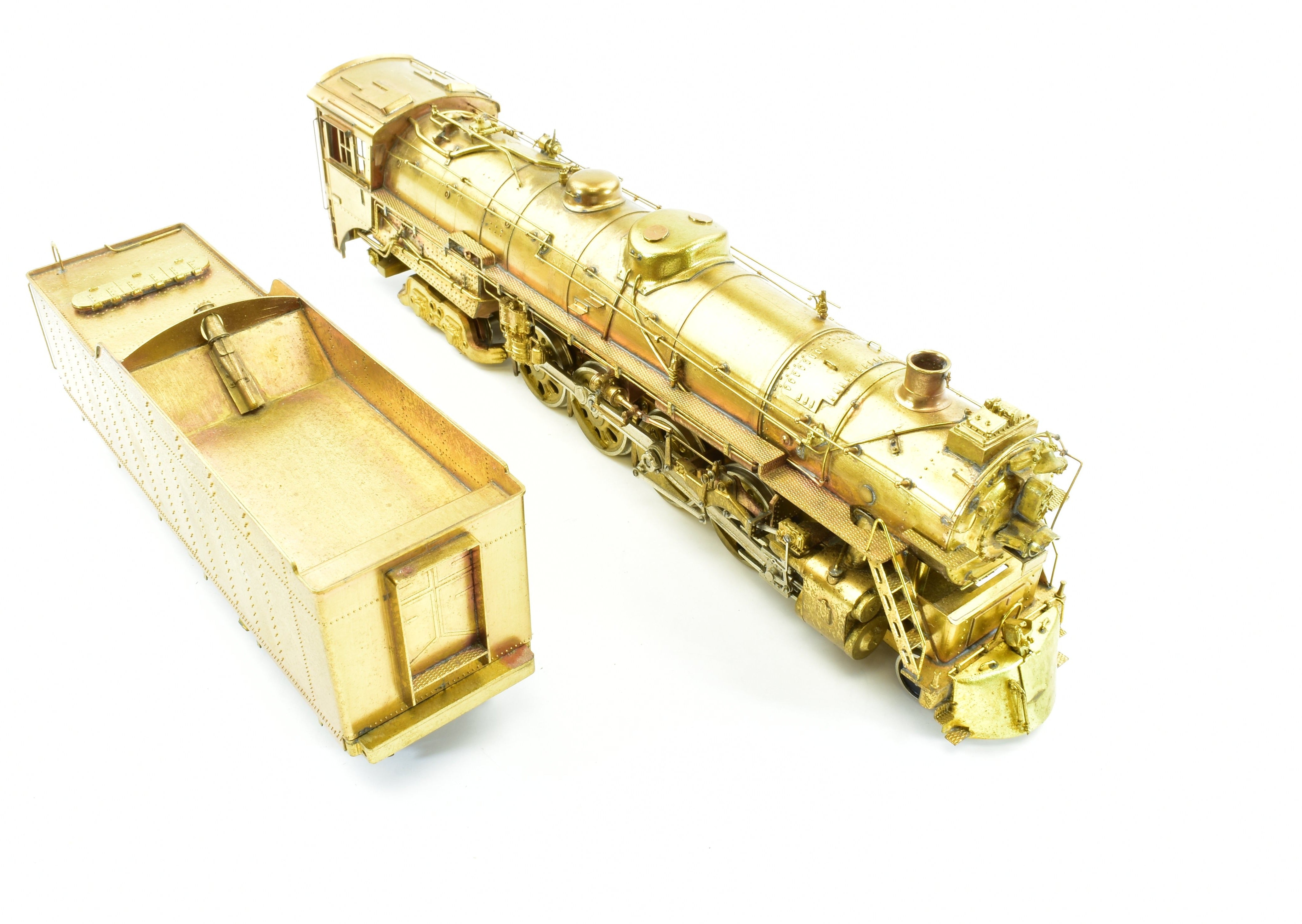HO Scale Brass Pacific Fast Mail (PFM) Model Train - Toby CB&Q Burlington Route 4-8-4 Class O-5 Crown Model from 1969 Run
