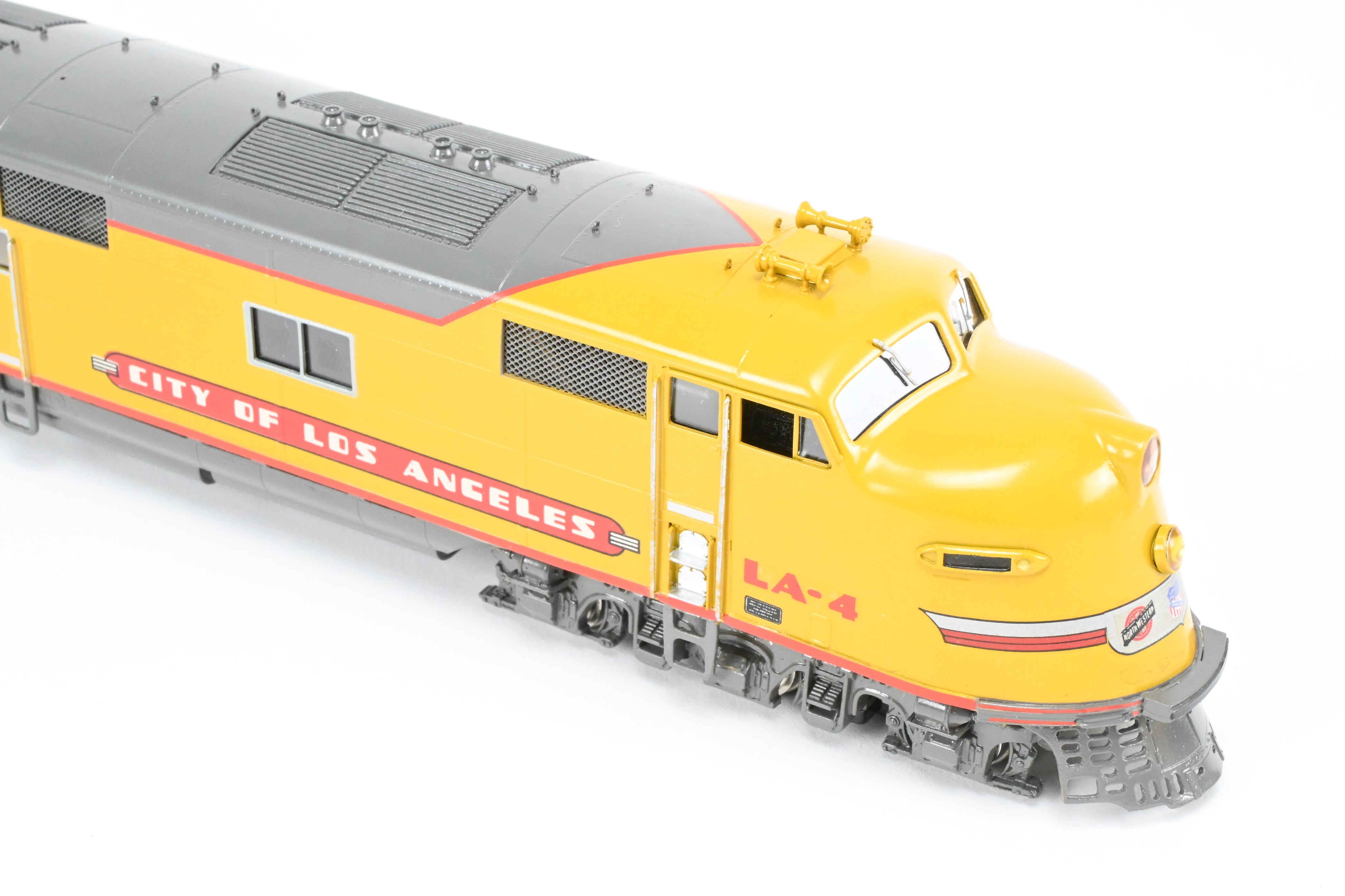HO Scale Brass Model Train Set - Union Pacific EMD E6A/E6B/E6B 3-Unit Professionally Painted Set for the City of Los Angeles by Oriental Limited