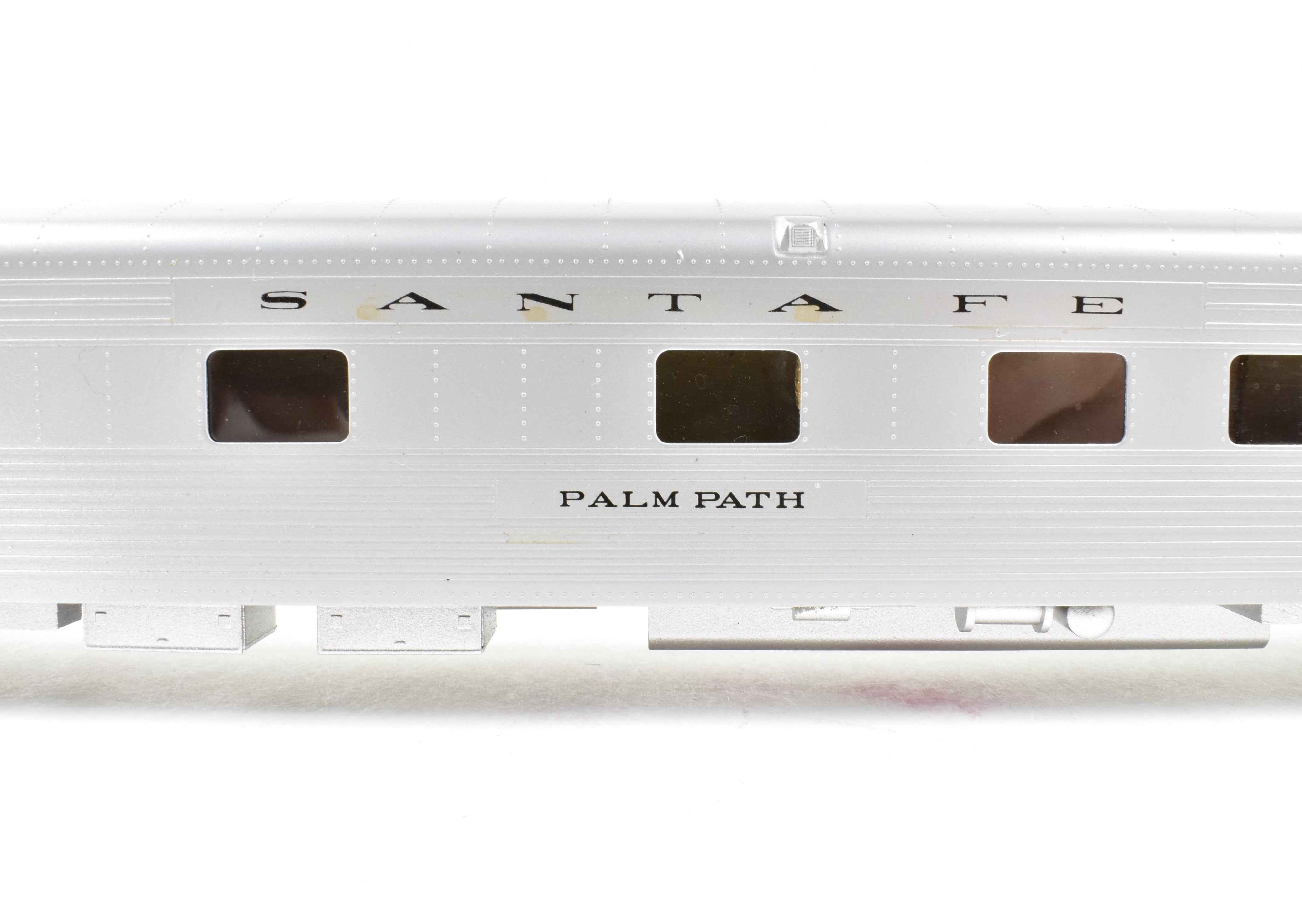 HO Scale Brass Soho ATSF - Santa Fe Palm Series Luxury Sleeper Car with Custom Finished Palm Path Design