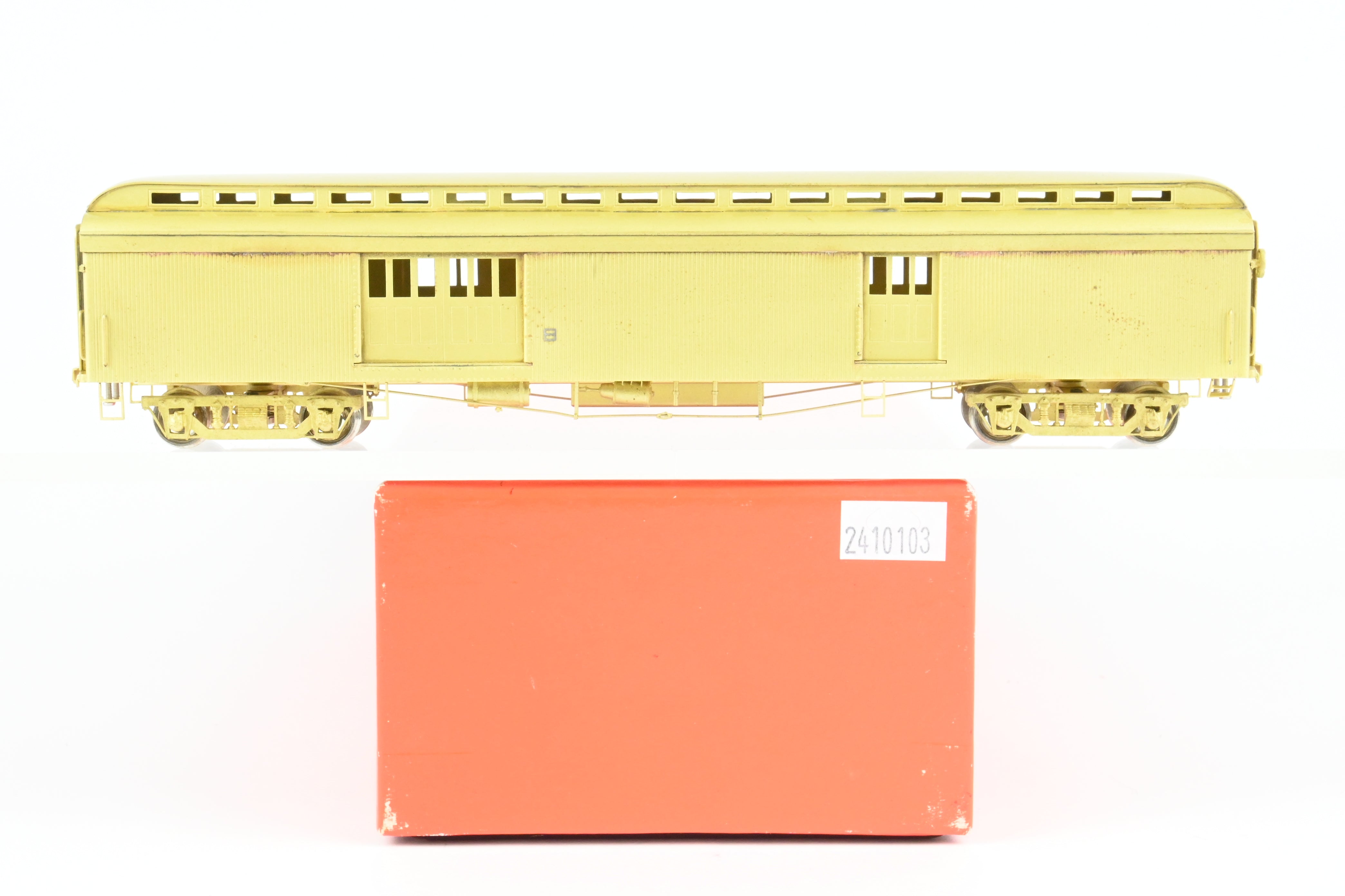 HO Scale Brass Nickel-Plated NYO&W Baggage Express Cars 515 - 518