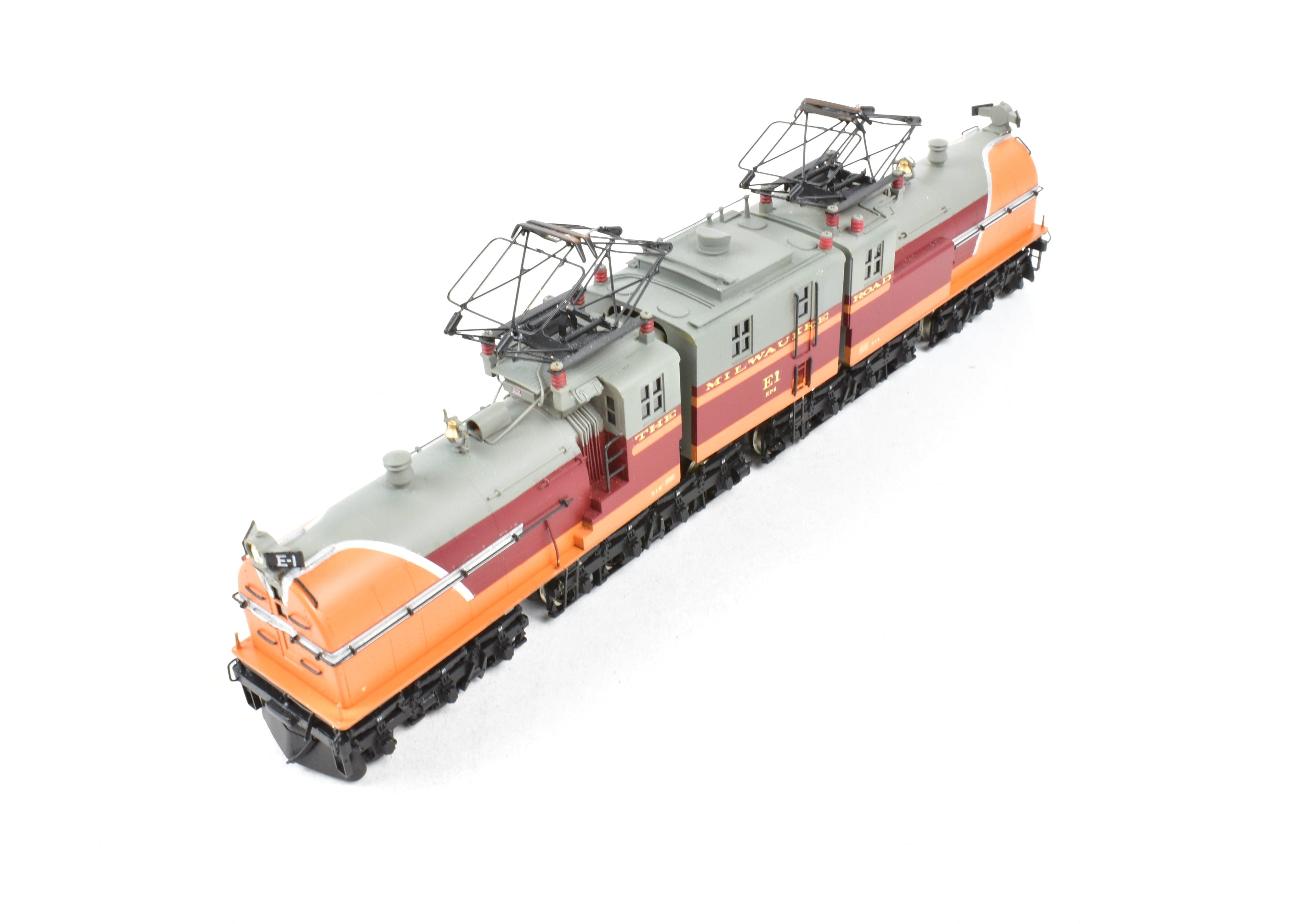 High - Quality HO Scale Custom Brass Milwaukee Road EP - 2 BI - Polar Gearless Electric Model Train Pro - Painted No. E1