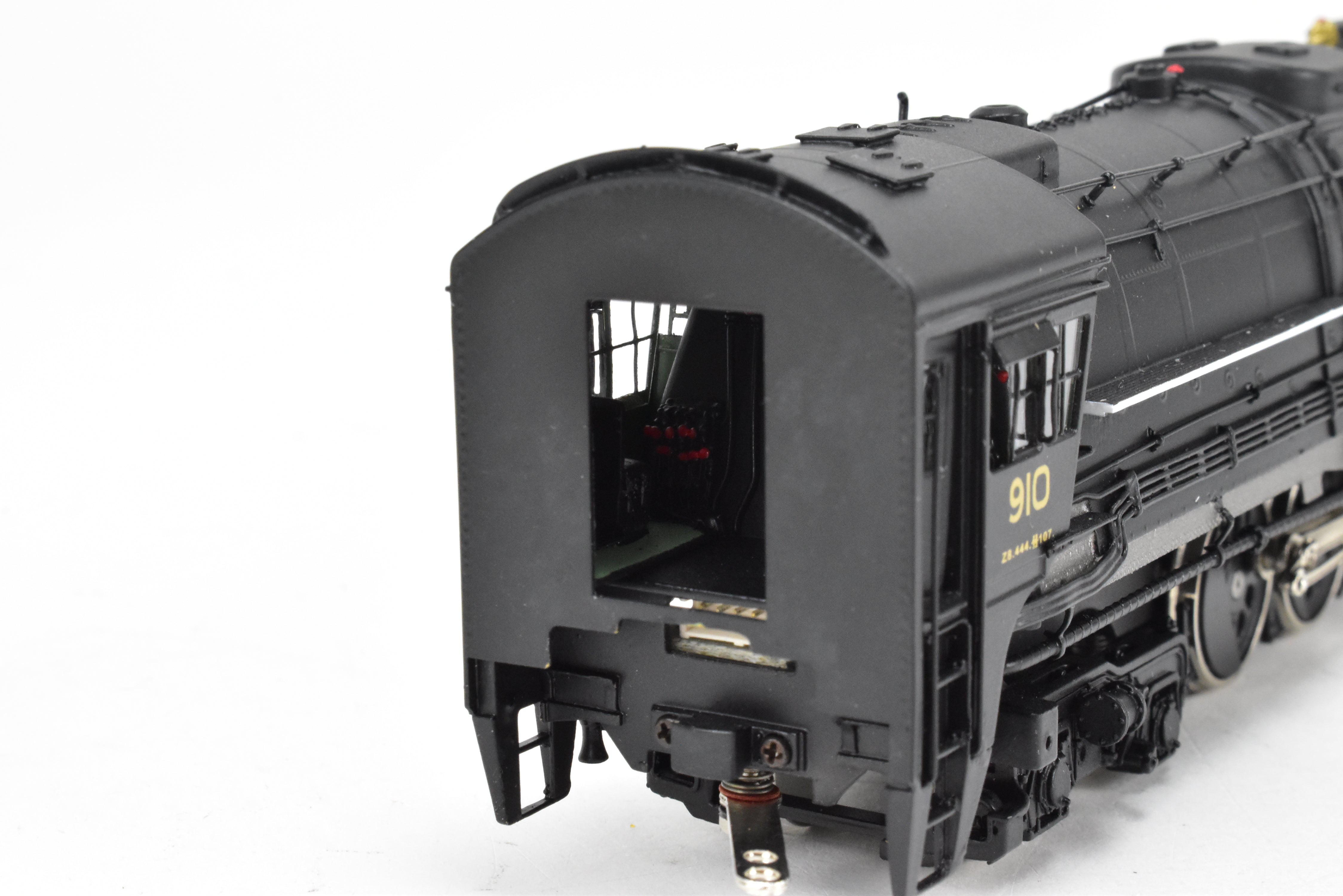 HO Scale Brass Model Train - Sunset Models SP&S (Spokane, Portland & Seattle) Z - 8 4 - 6 - 6 - 4 Challenger FP No. 910 with QSI DCC and Sound Function