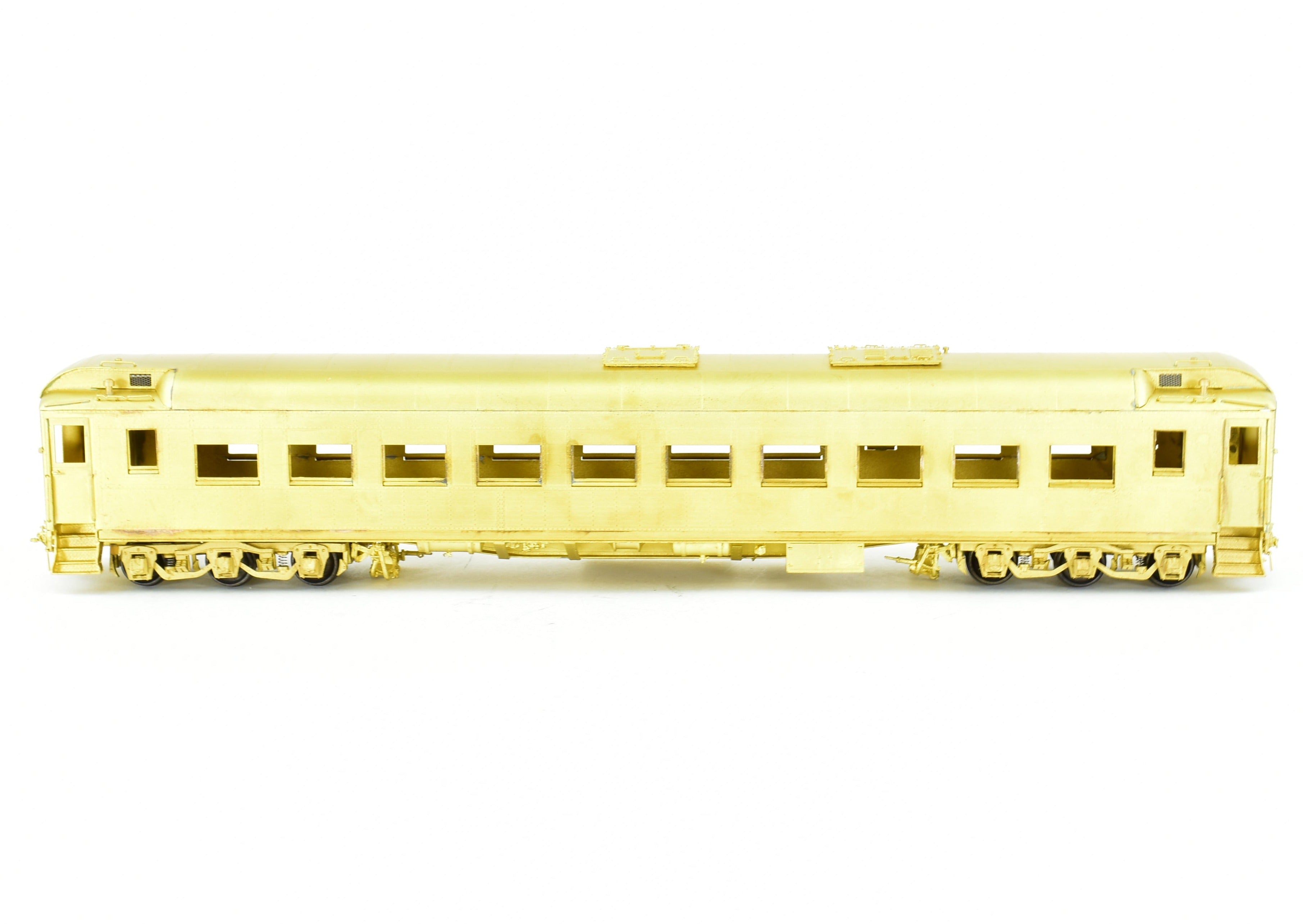 HO Scale Brass Model of ATSF - Santa Fe Heavyweight Chair Car With A/C in the 3050 - 3069 Series by Pecos River Brass