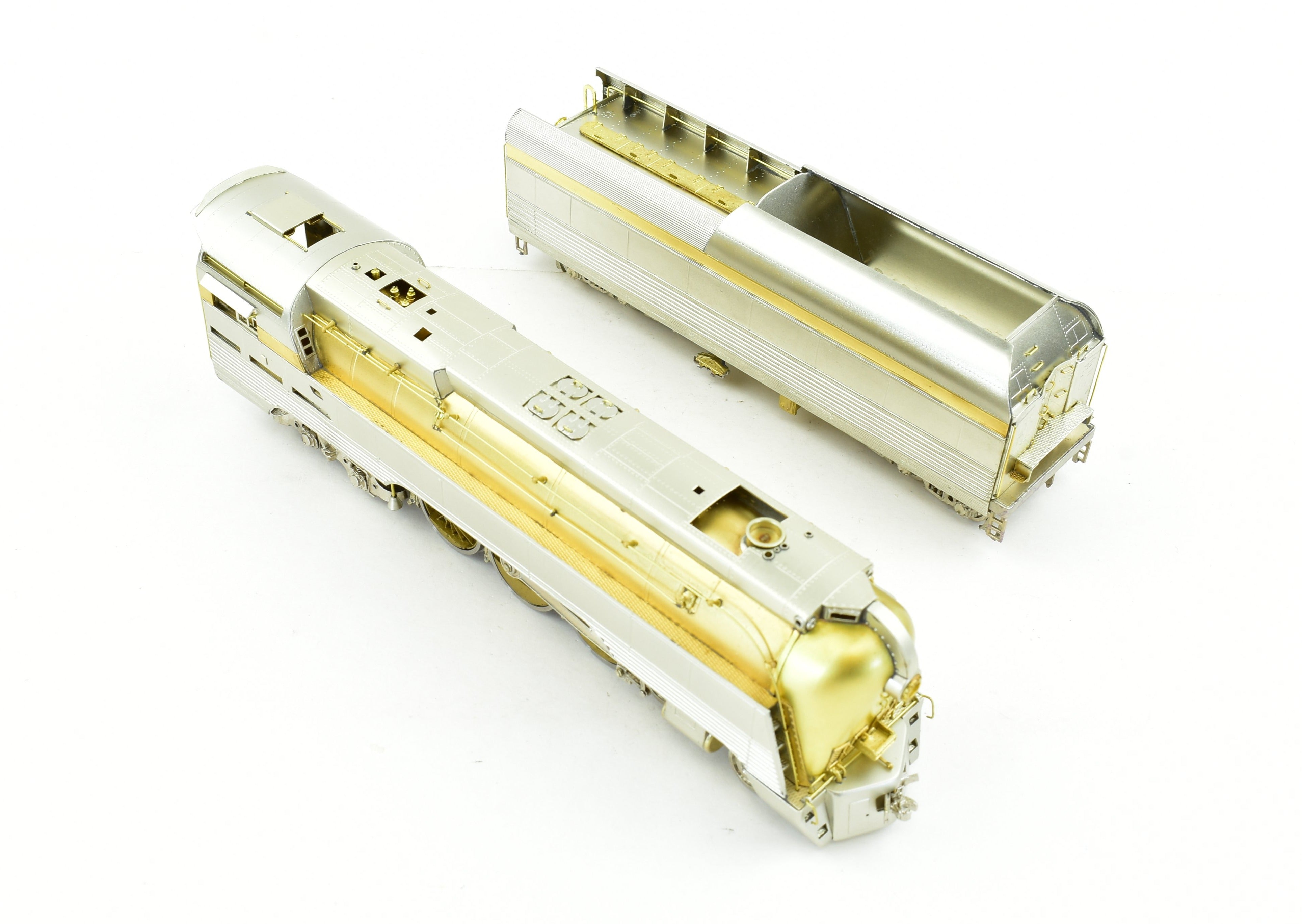 HO Scale Custom Brass Chesapeake & Ohio L-1 4-6-4 Streamlined Hudson Model Locomotive by NJ Custom Brass