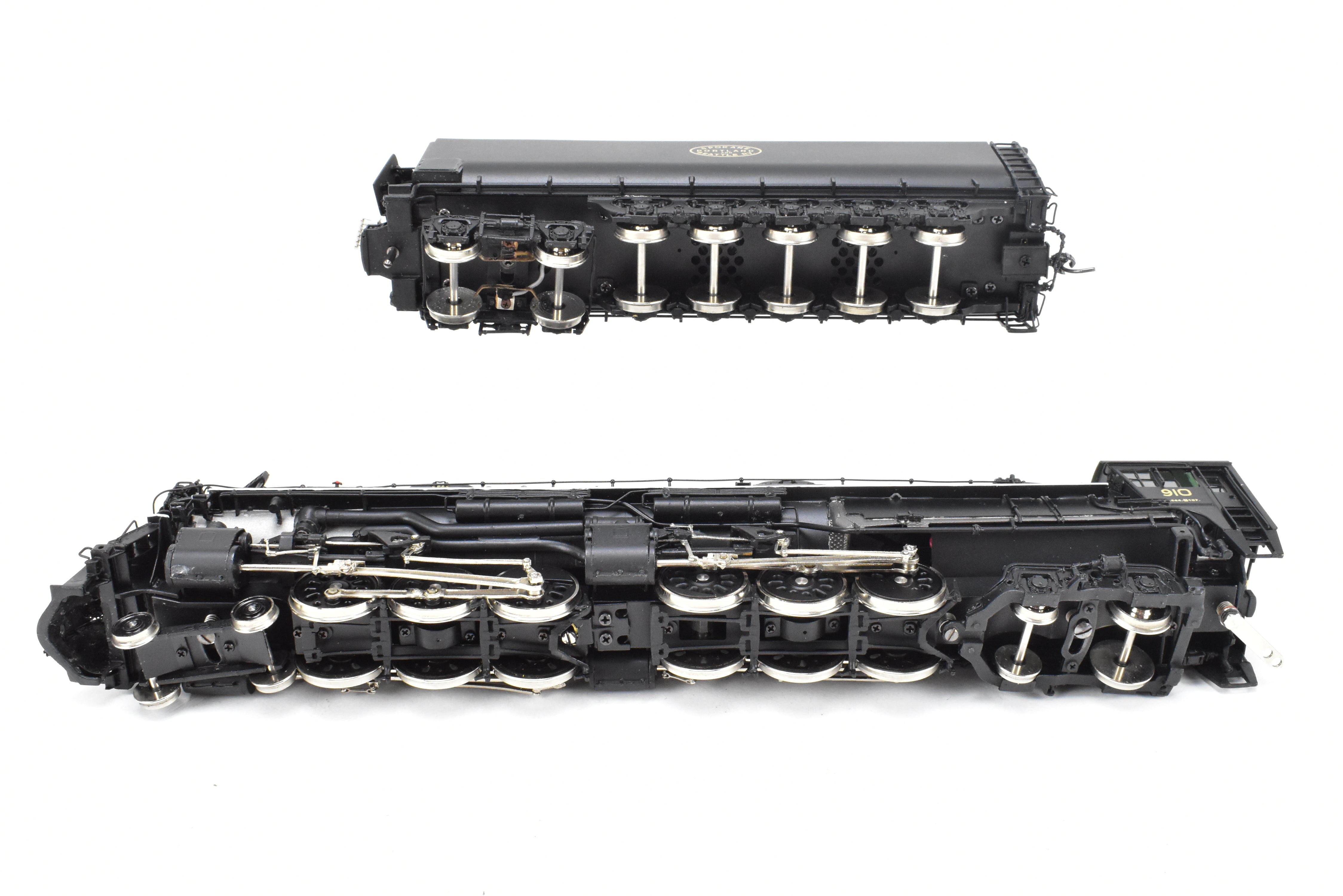 HO Scale Brass Model Train - Sunset Models SP&S (Spokane, Portland & Seattle) Z - 8 4 - 6 - 6 - 4 Challenger FP No. 910 with QSI DCC and Sound Function