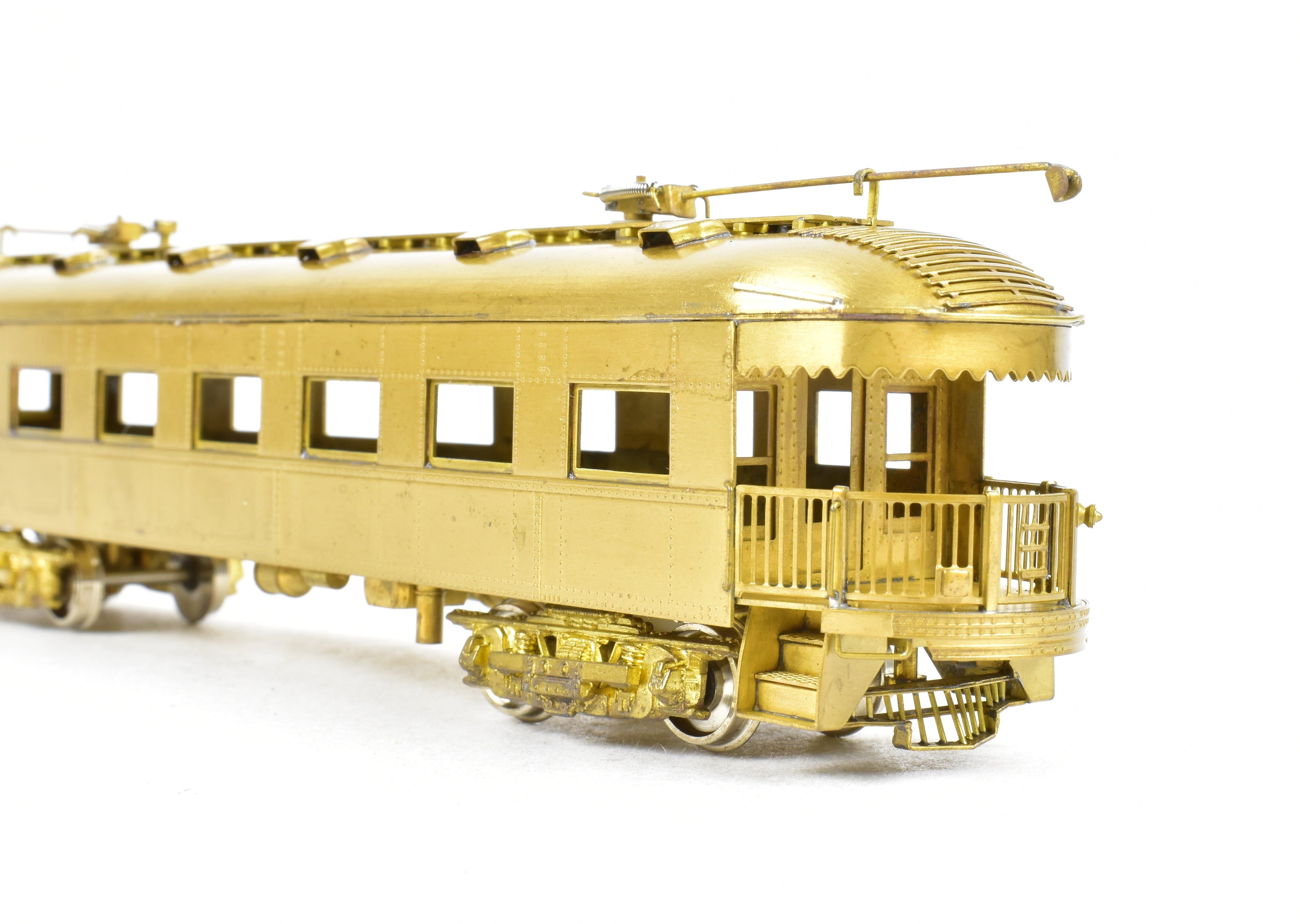 HO Scale Brass Model MTM - Midwest Trolley Museum CNS&M - North Shore Line No. 410 Parlor Observation Trailer Model for Collectors
