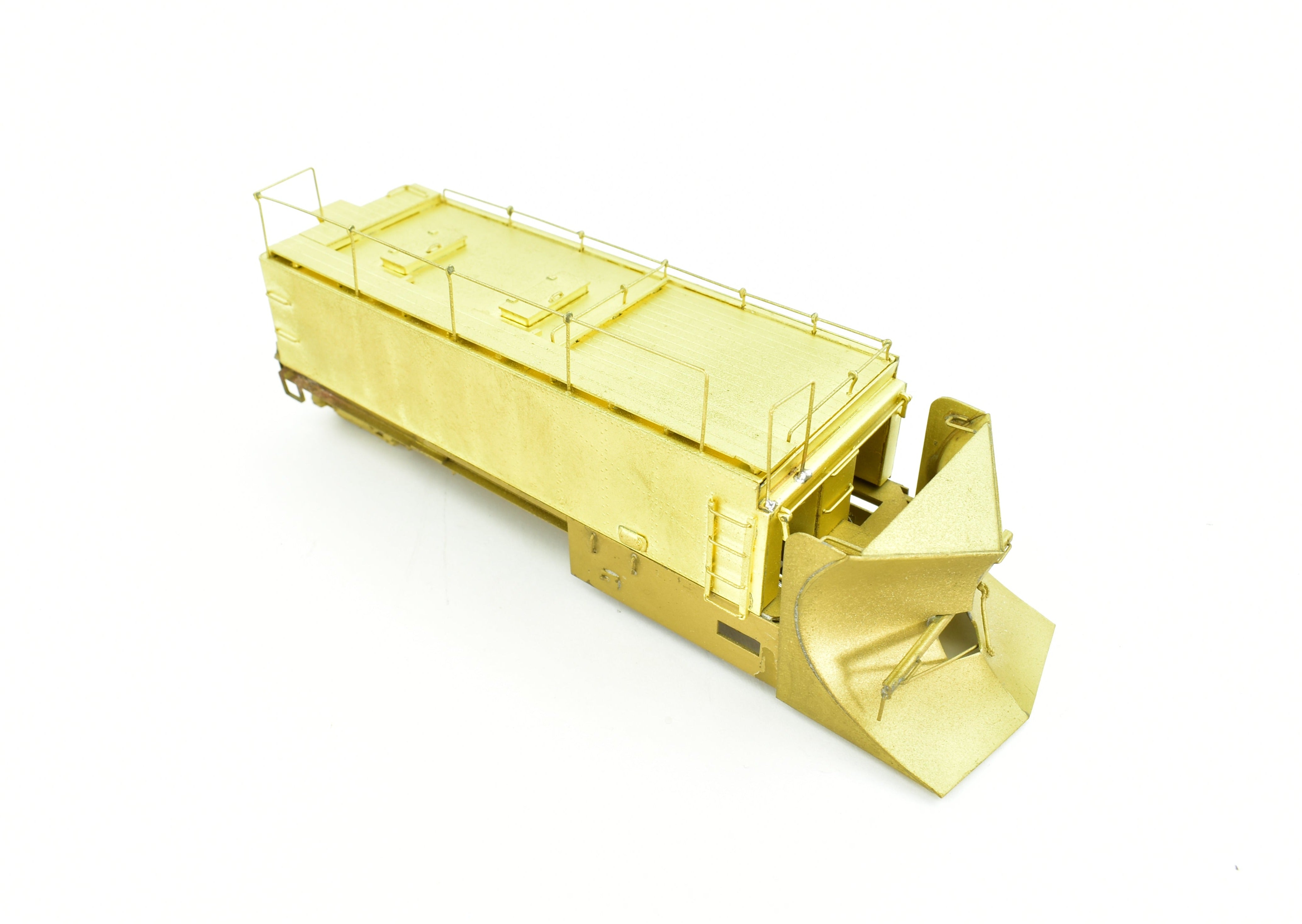 HO Scale Brass Oriental Limited Great Northern Wedge Snow Plow Model for Model Trains