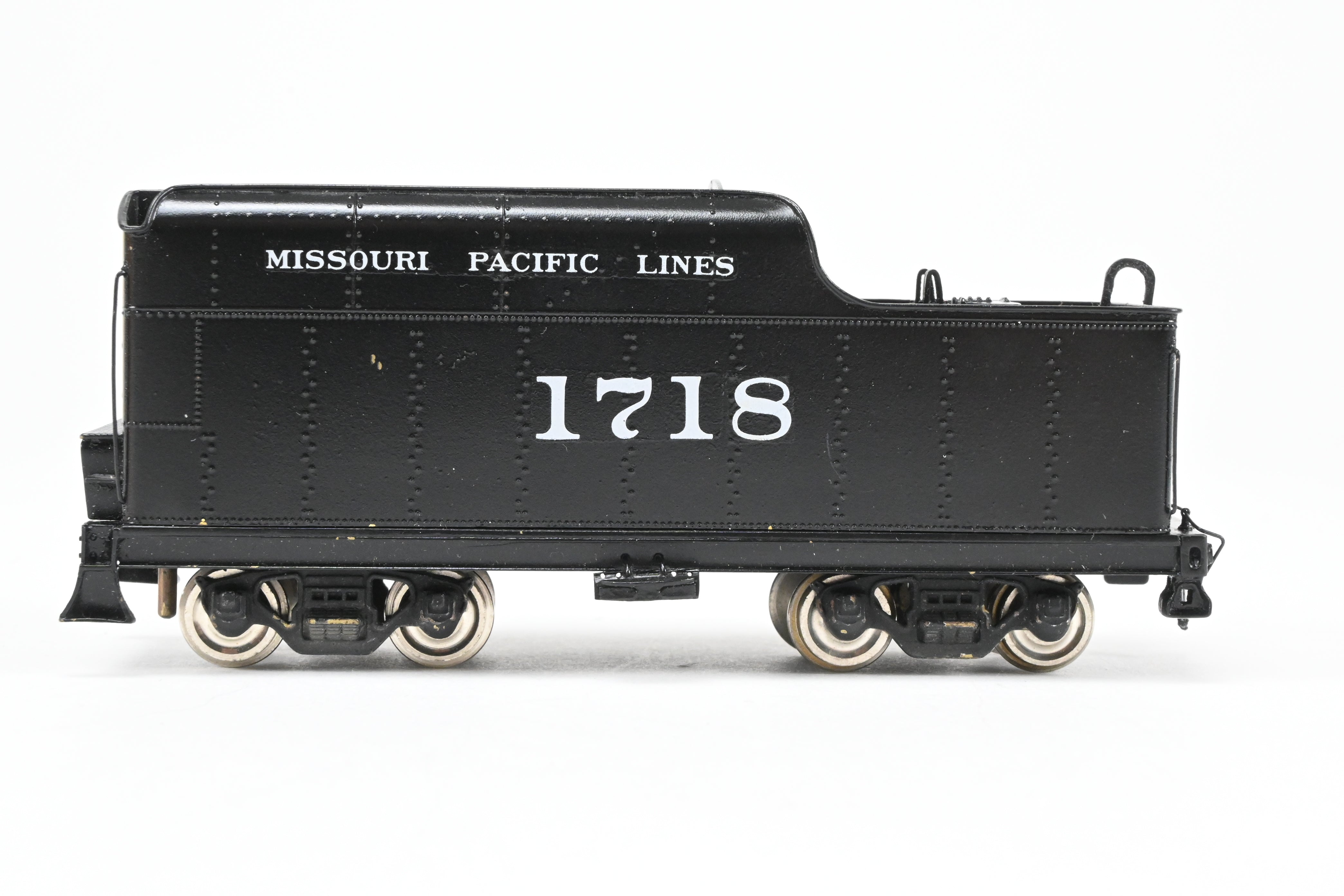 HO Scale Brass Missouri Pacific 2-10-2 Steam Locomotive Tender Model - Sunset Models Brand, Factory-Painted and Lettered Tender Only