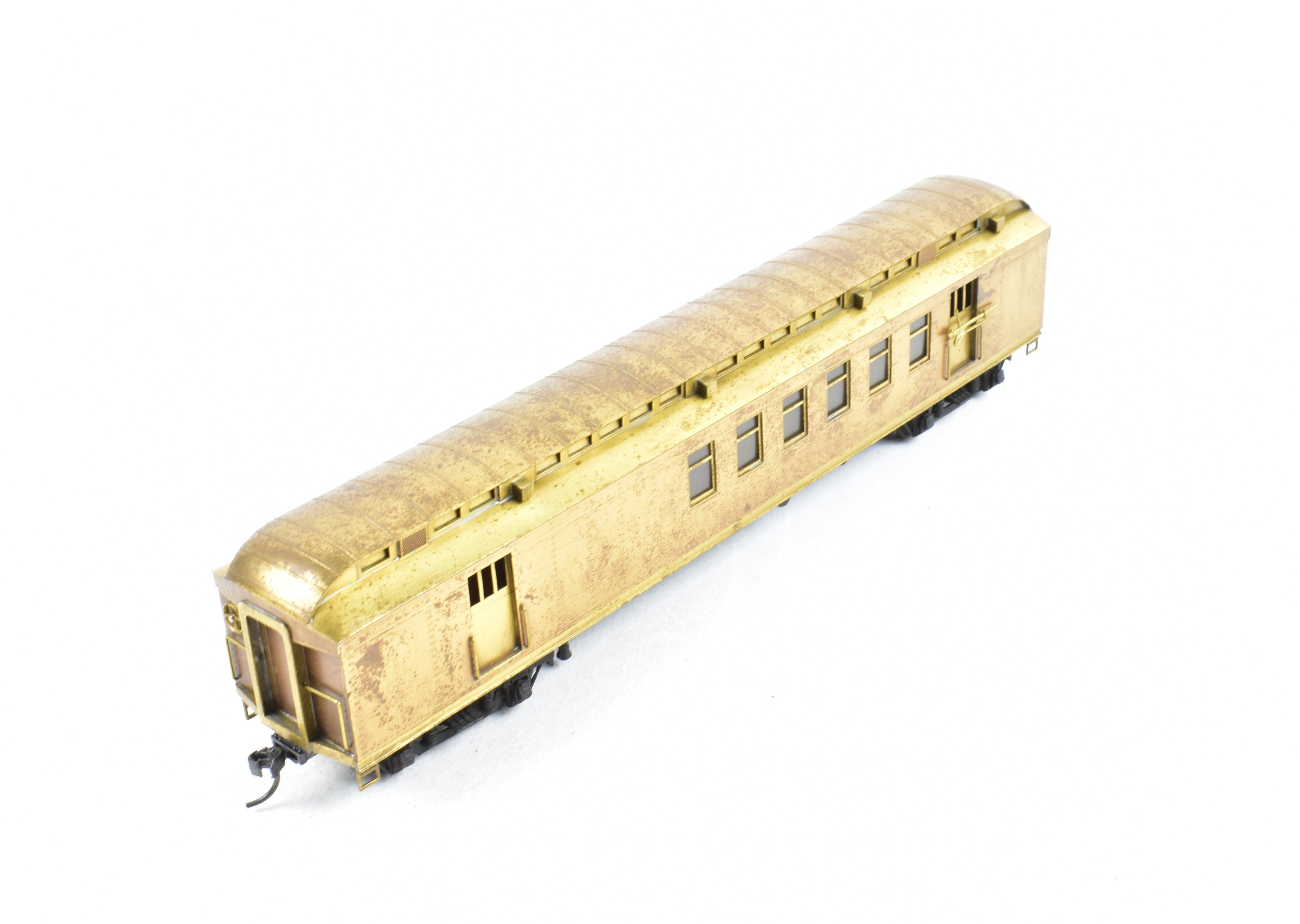 HO Scale Brass Suydam Model of AT&SF - Santa Fe Heavyweight 60-Foot Railway Post Office (RPO) with Central Valley Trucks