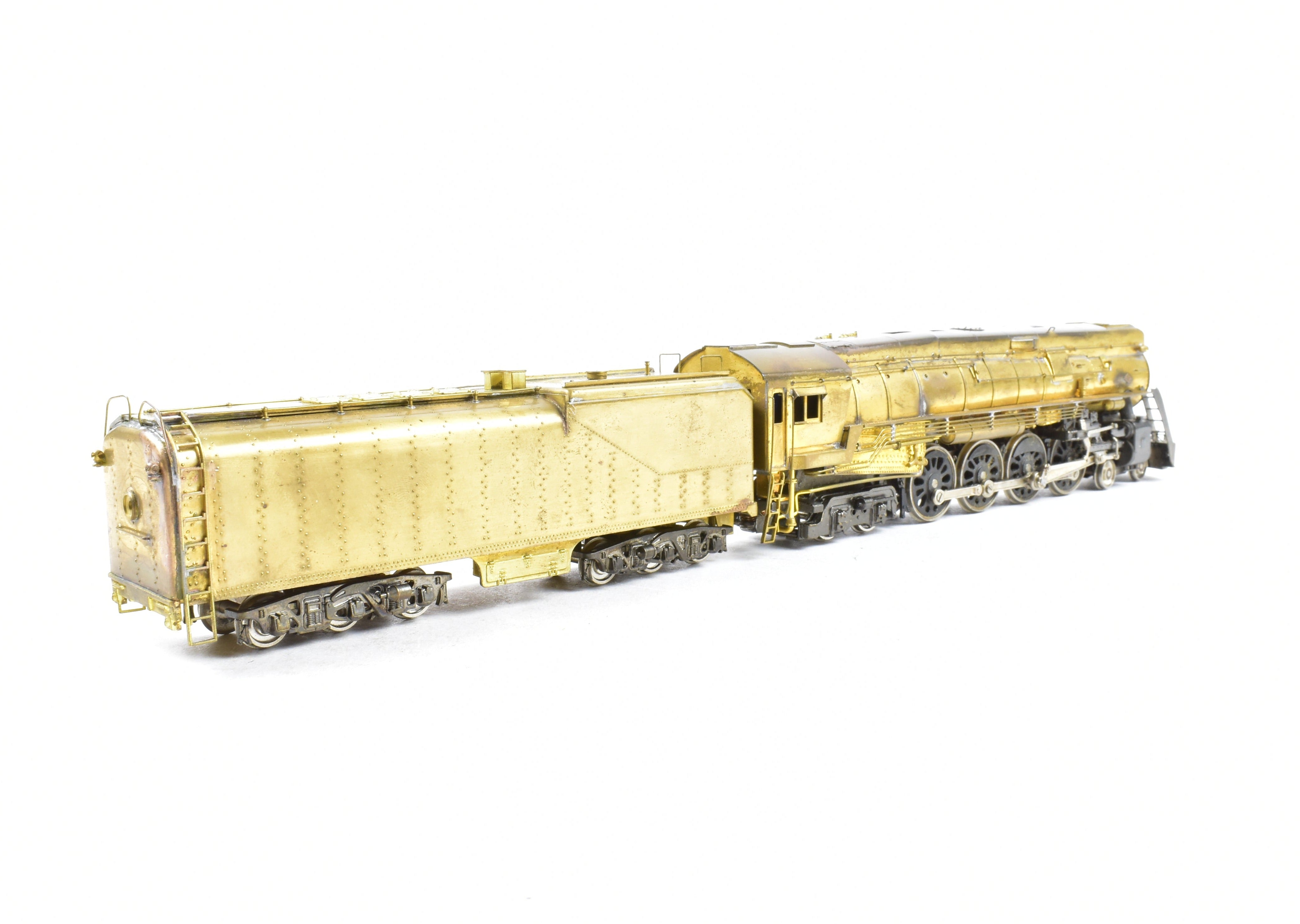 HO Scale Brass Max Gray Model Train - Southern Pacific Class GS - 4 4 - 8 - 4 De - Skirted Locomotive Replica